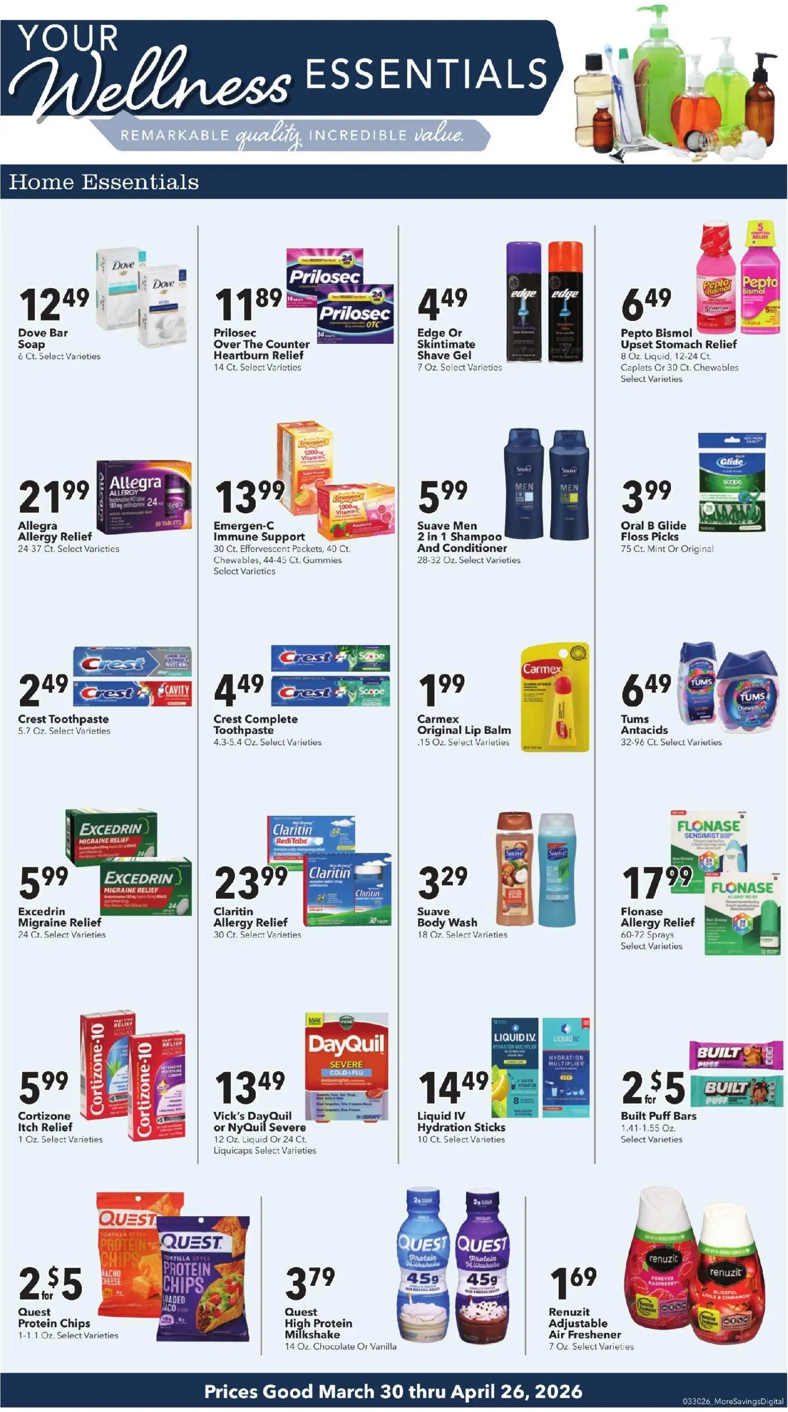 coborns - Coborn's Wellness Essentials - 03/30 - 04/26 2026