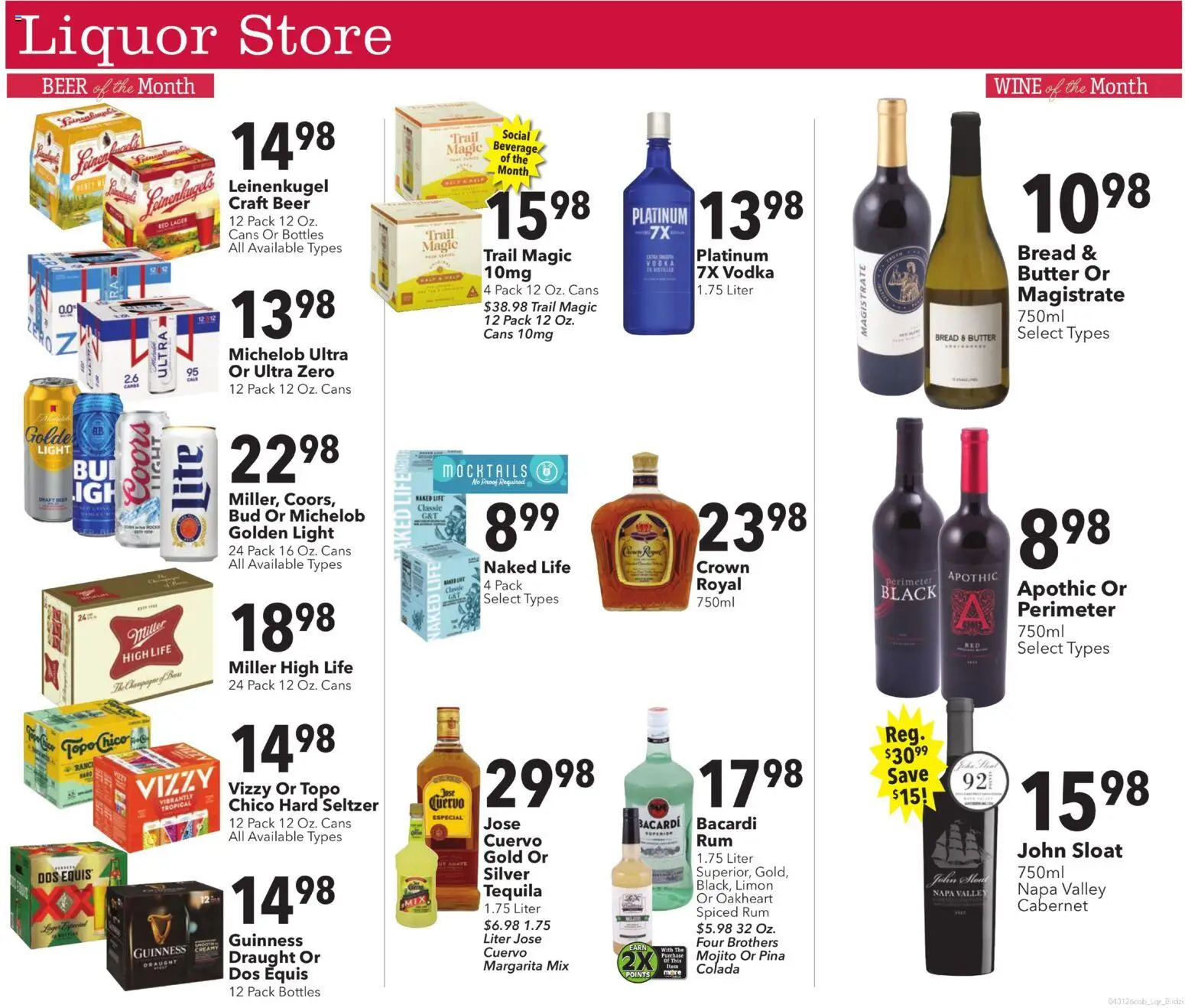 coborns - Coborn's Liquor Store - 04/01 - 04/07 2026
