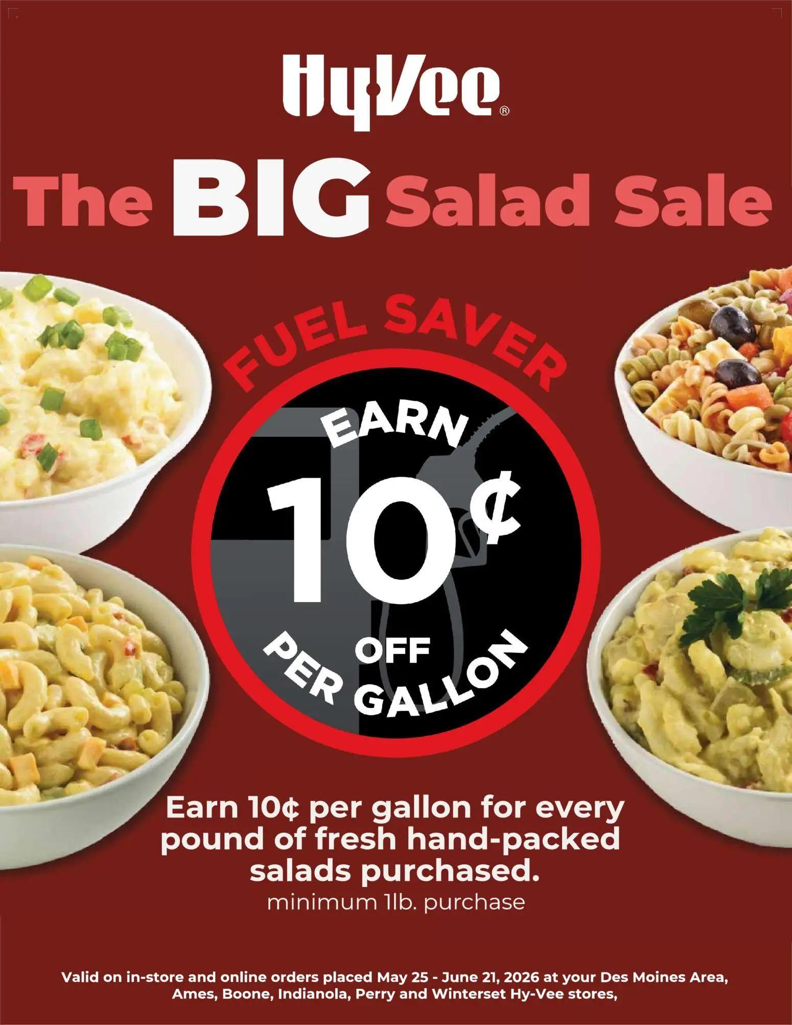 hyvee - HyVee The BIG Salad Sale - 05/25 - 06/21 2026