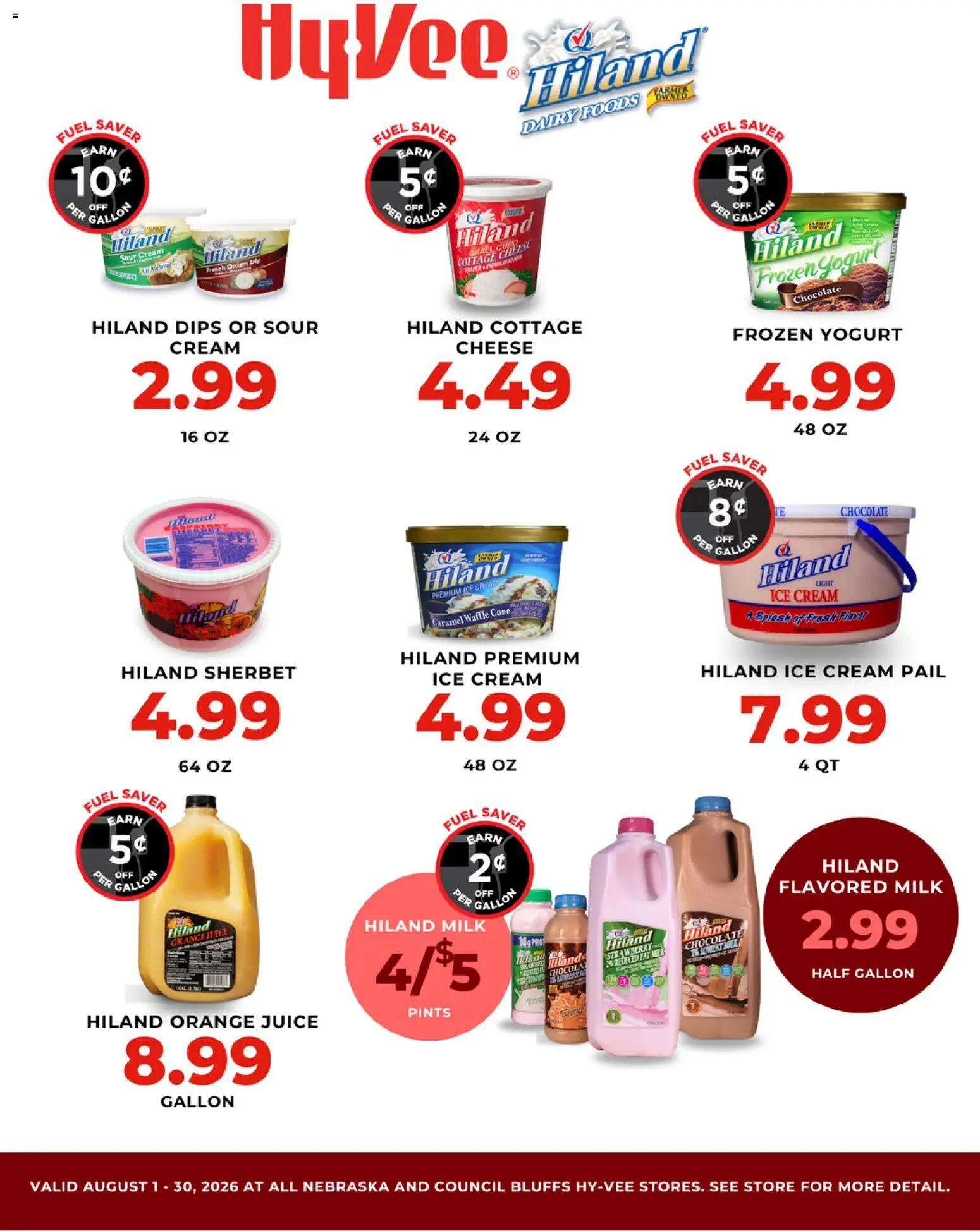 hyvee - HyVee Hiland Month Long - 08/01 - 08/31 2026