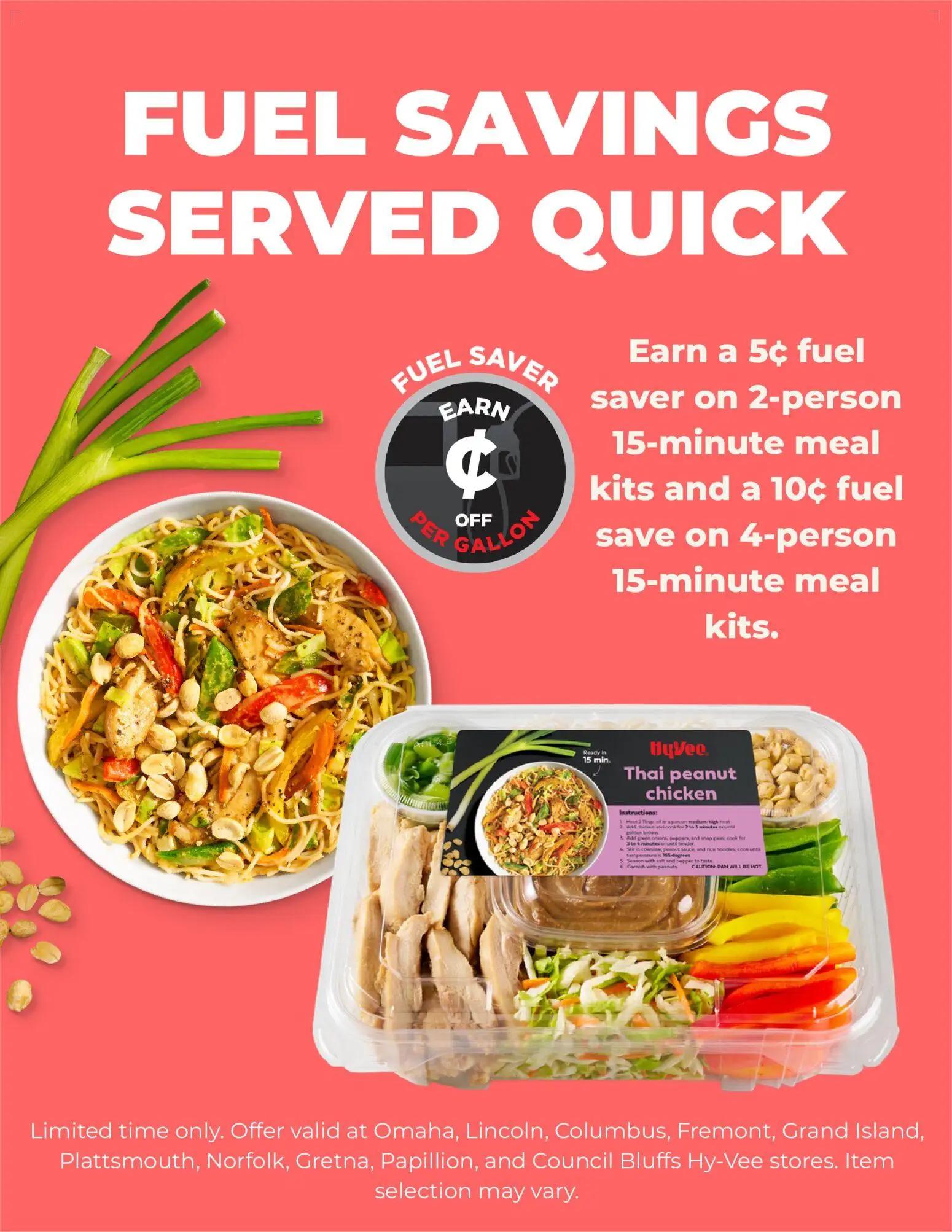 hyvee - HyVee 15 - Minute Meal Kits - 08/01 - 08/31 2026