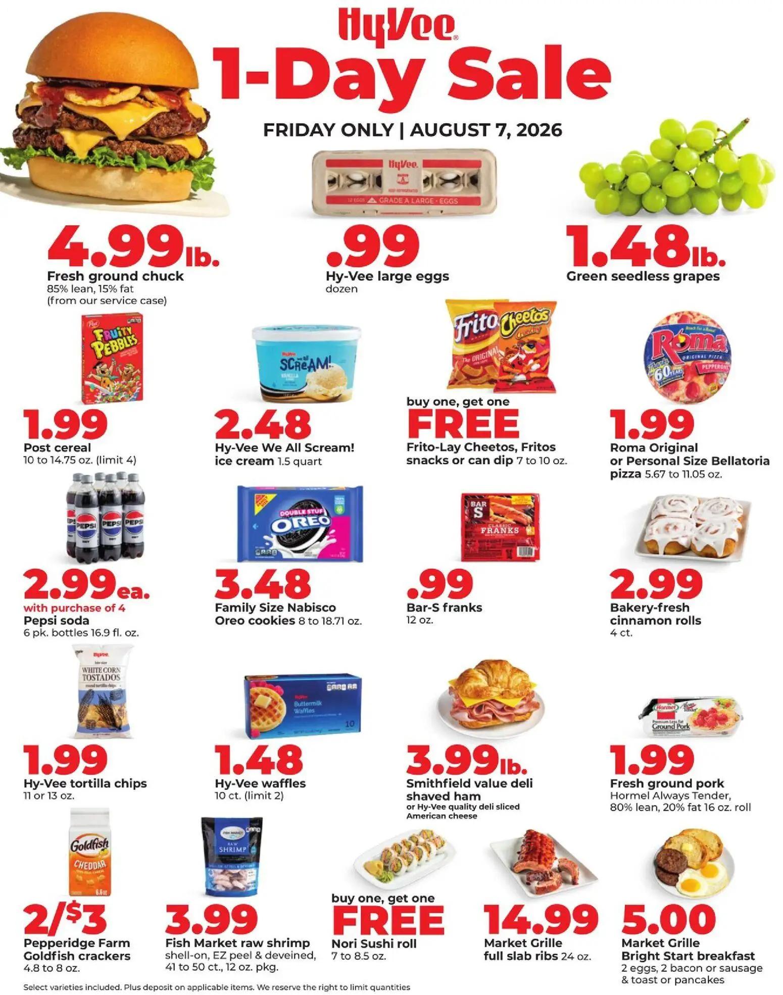 hyvee - HyVee Special Sales - 08/07 - 08/07 2026