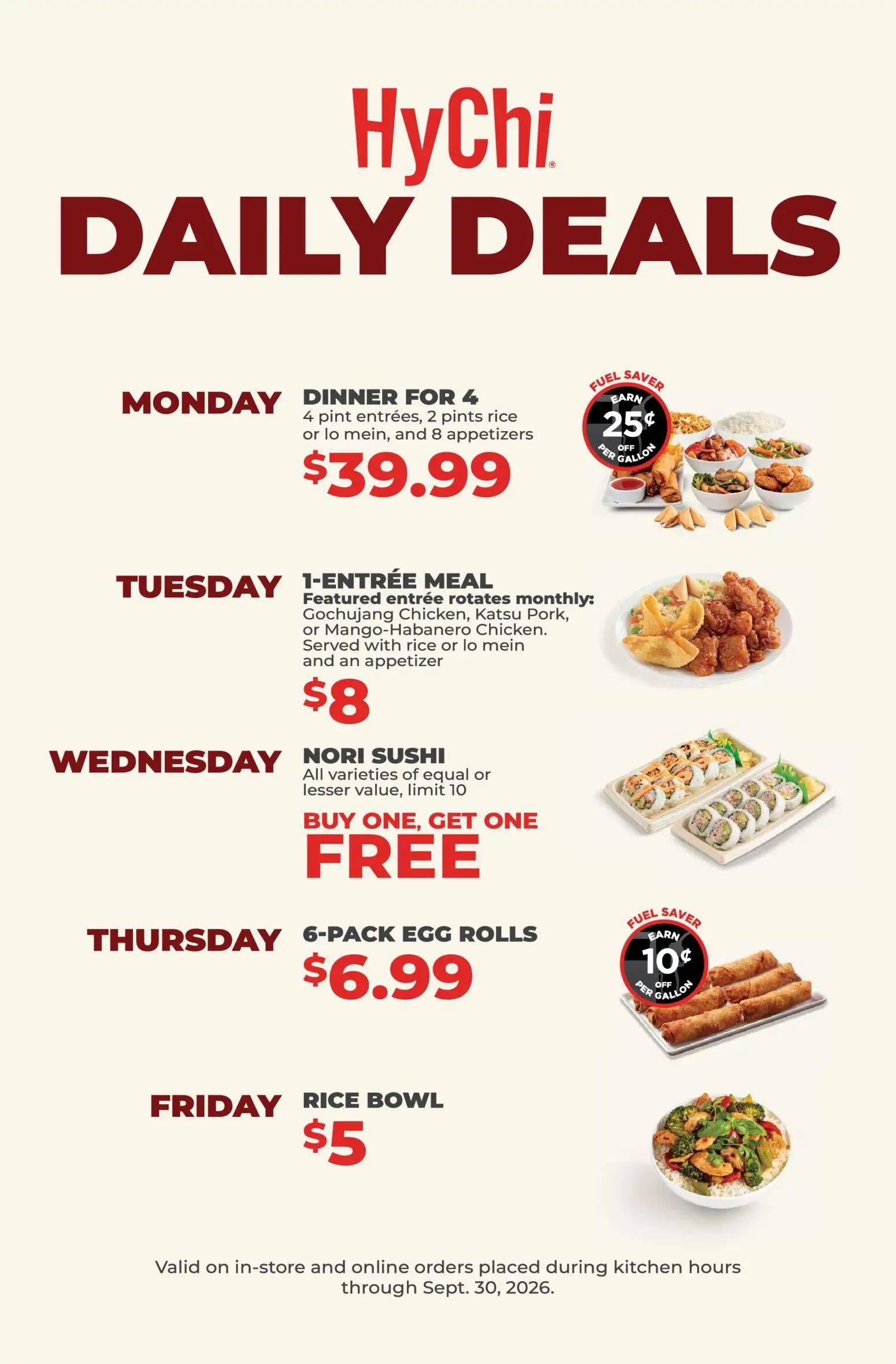 hyvee - HyVee HyChi Daily Deals - 08/06 - 09/30 2026 - page: 1