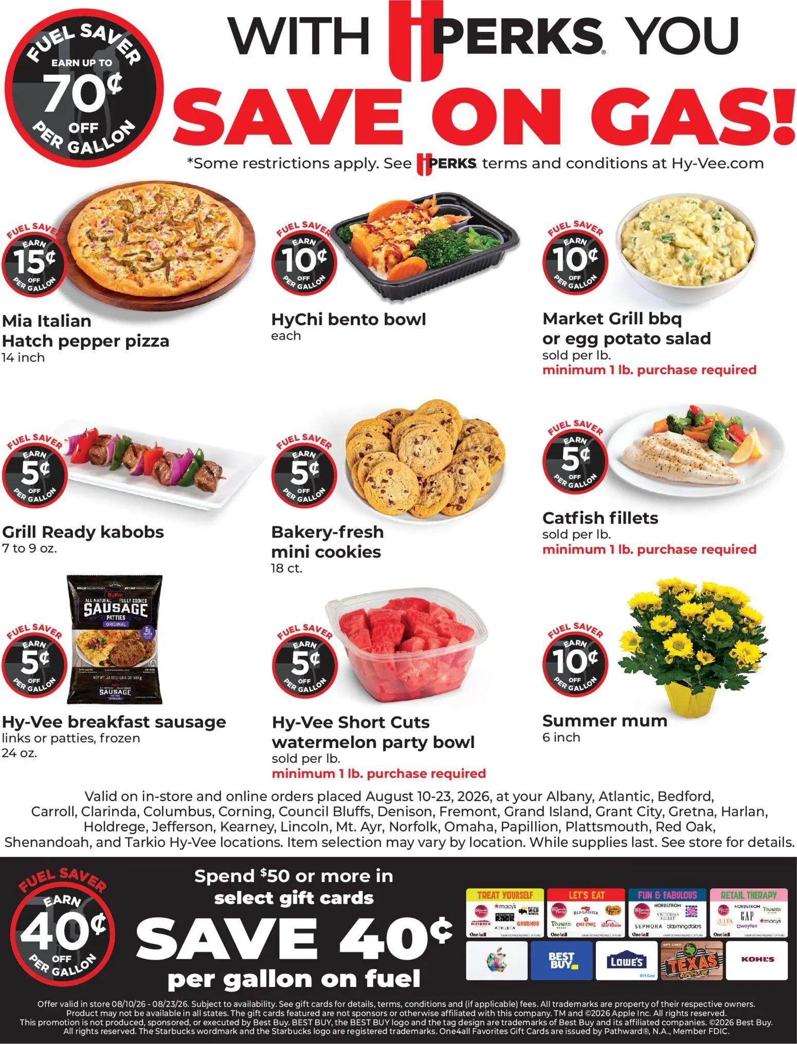 hyvee - HyVee More Fuel Saver - 08/12 - 08/23 2026 - page: 1