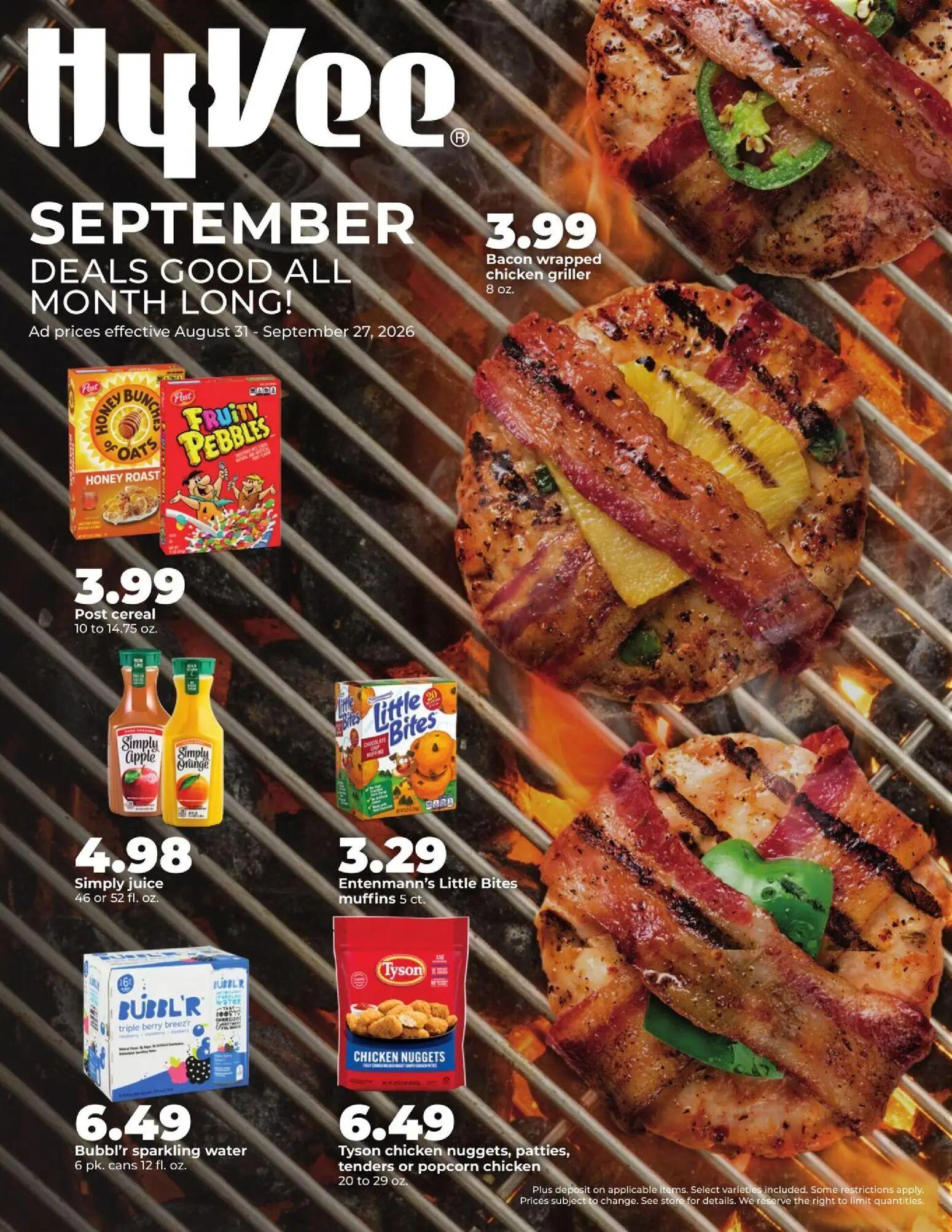 hyvee - HyVee Monthly Ad - 08/31 - 09/27 2026