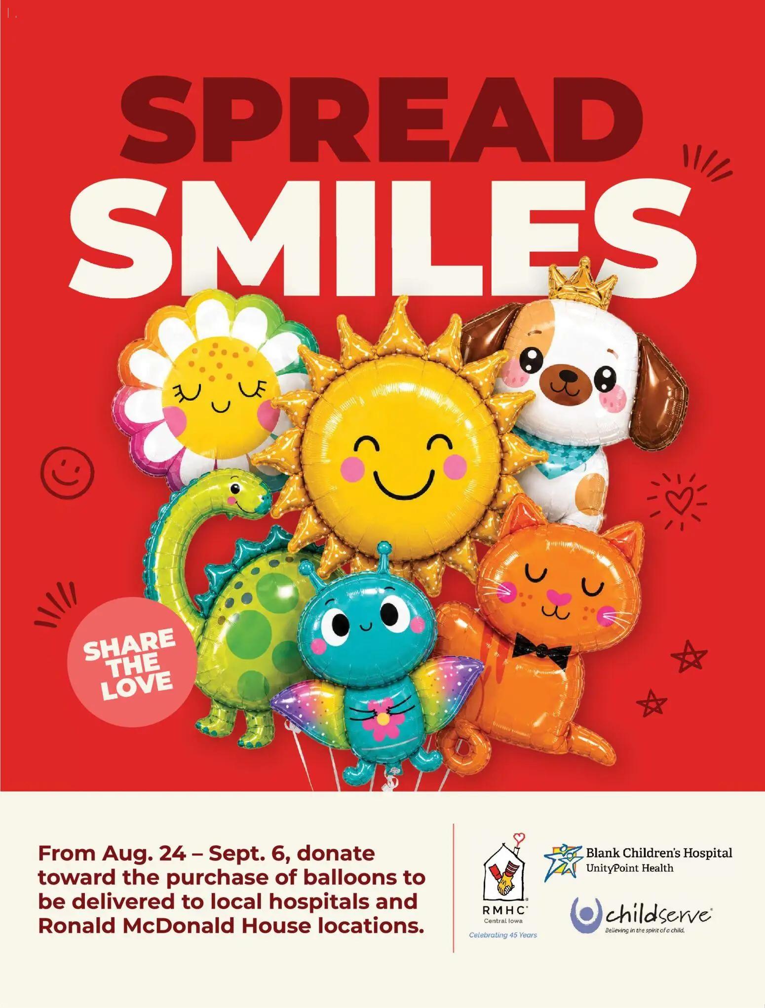 hyvee - HyVee Spread Smiles Fundraiser - 08/24 - 09/07 2026 - page: 1
