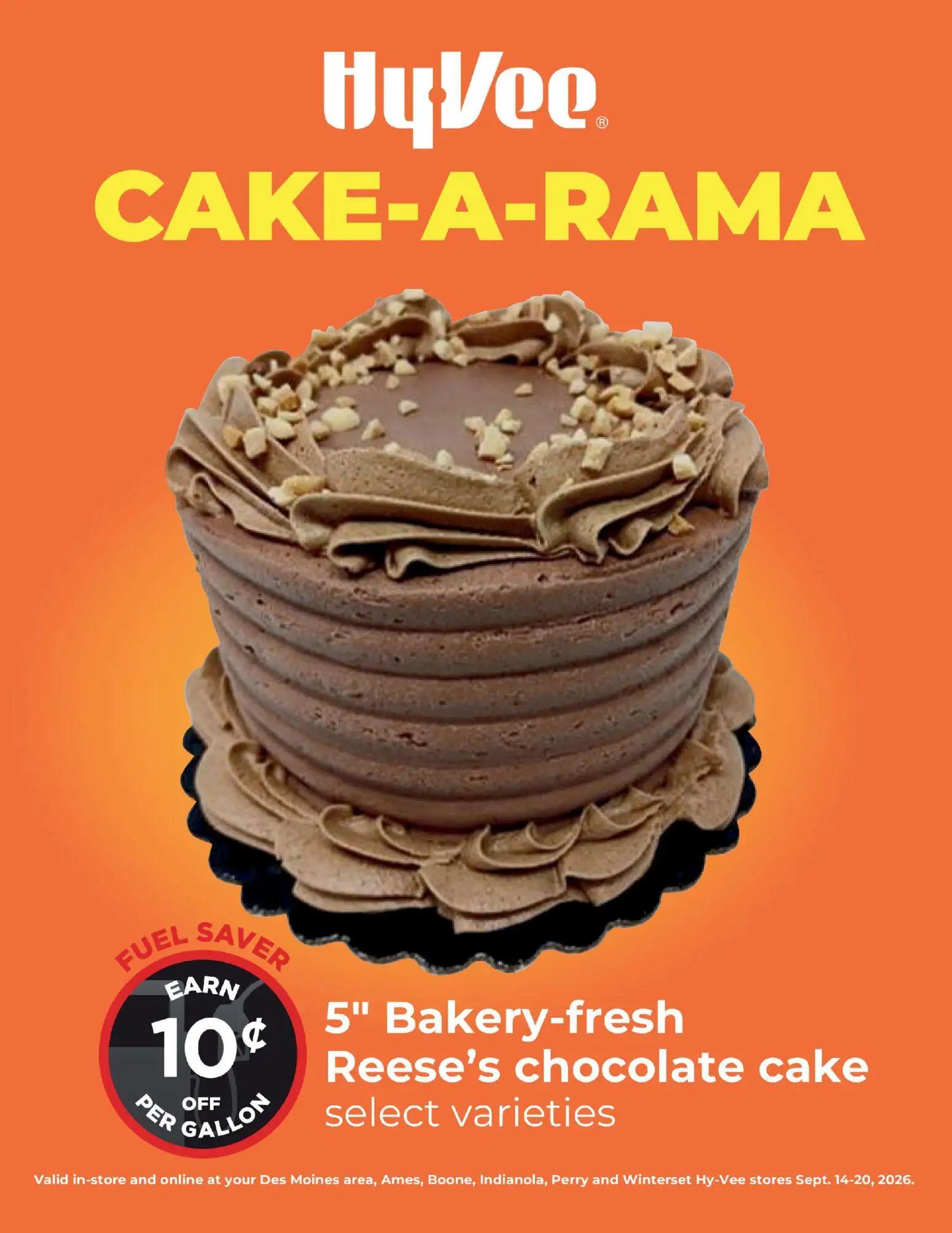 hyvee - HyVee Cake-A-Rama - 09/14 - 09/20 2026