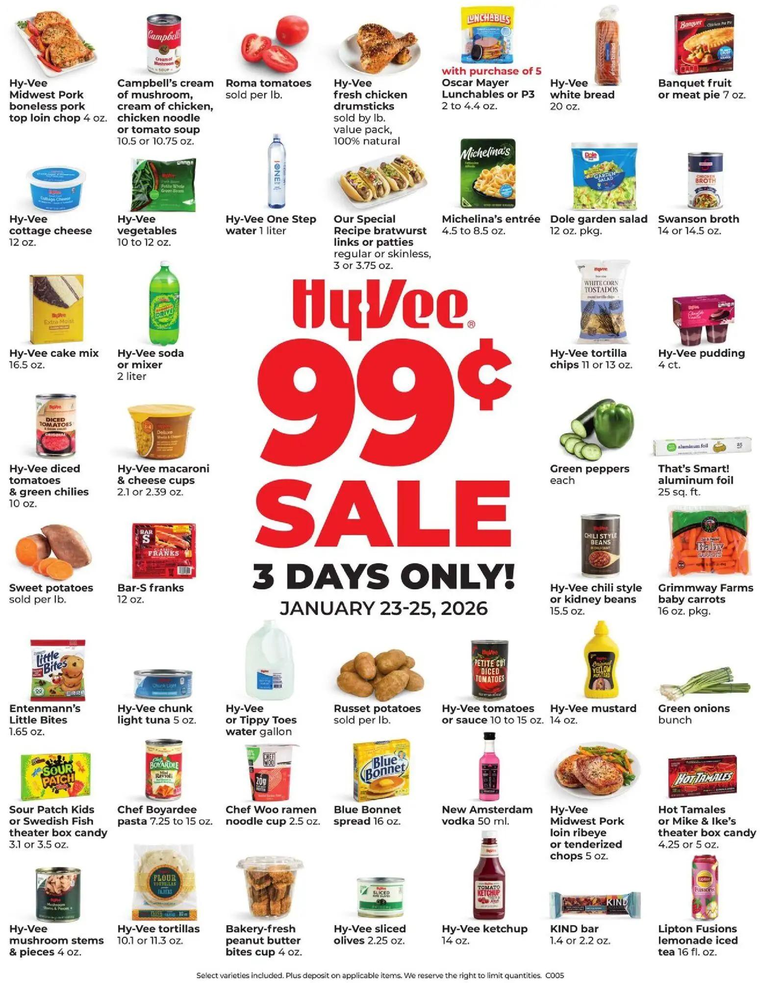 hyvee - HyVee Special Sales - 01/23 - 01/25 2026