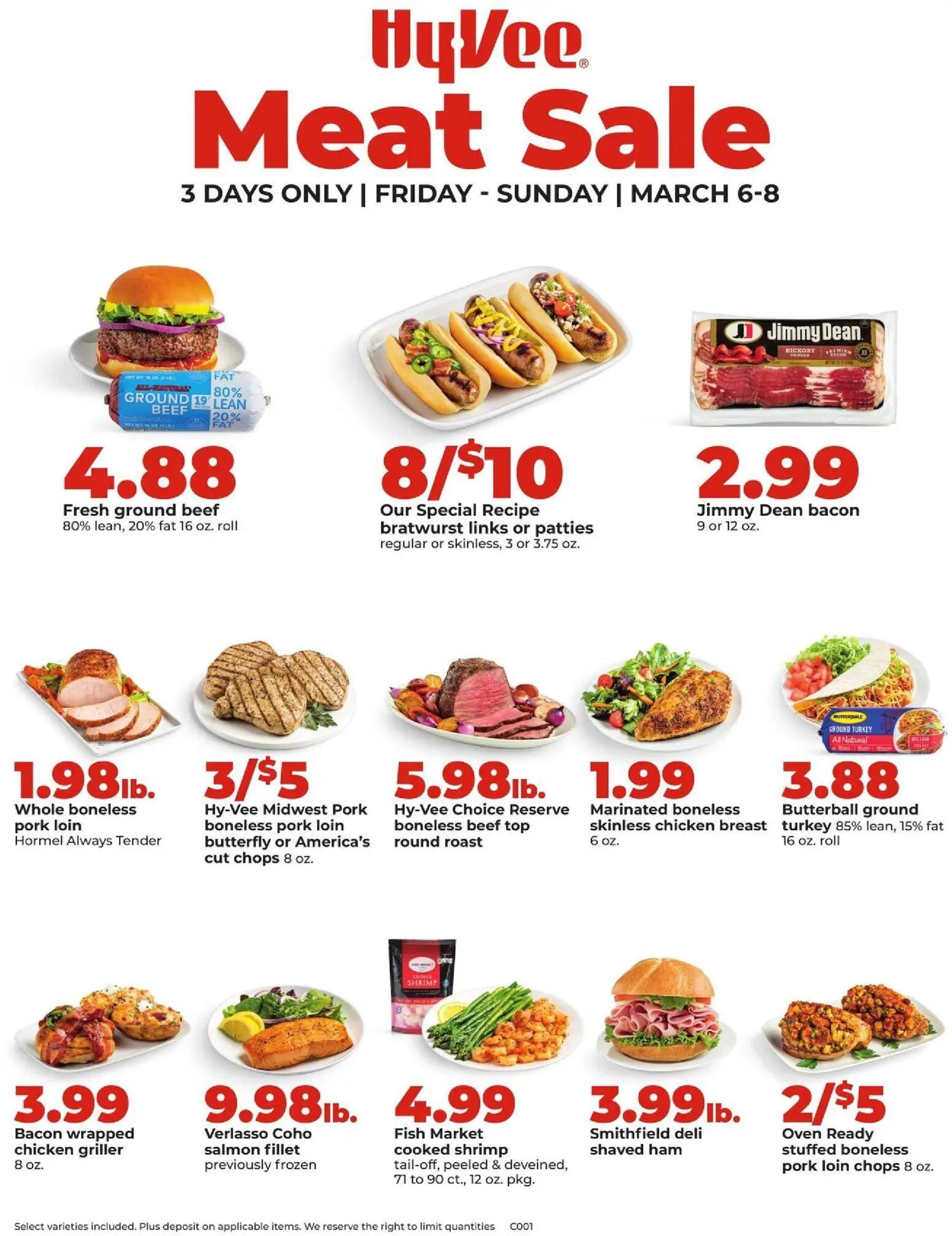 hyvee - HyVee Meat Sale - 03/06 - 03/08 2026