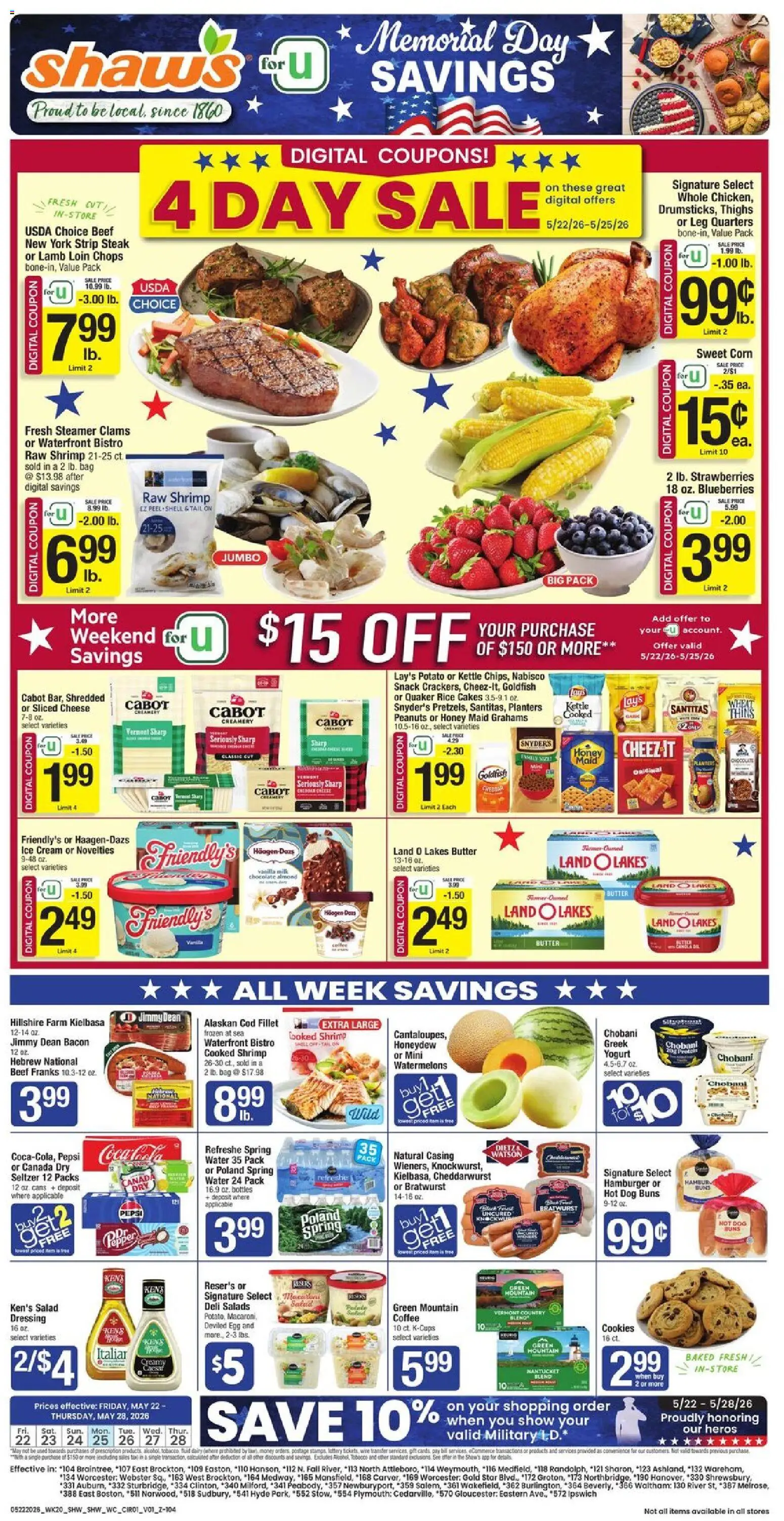 shaws - Shaw's Weekly Ad - 05/22 - 05/28 2026