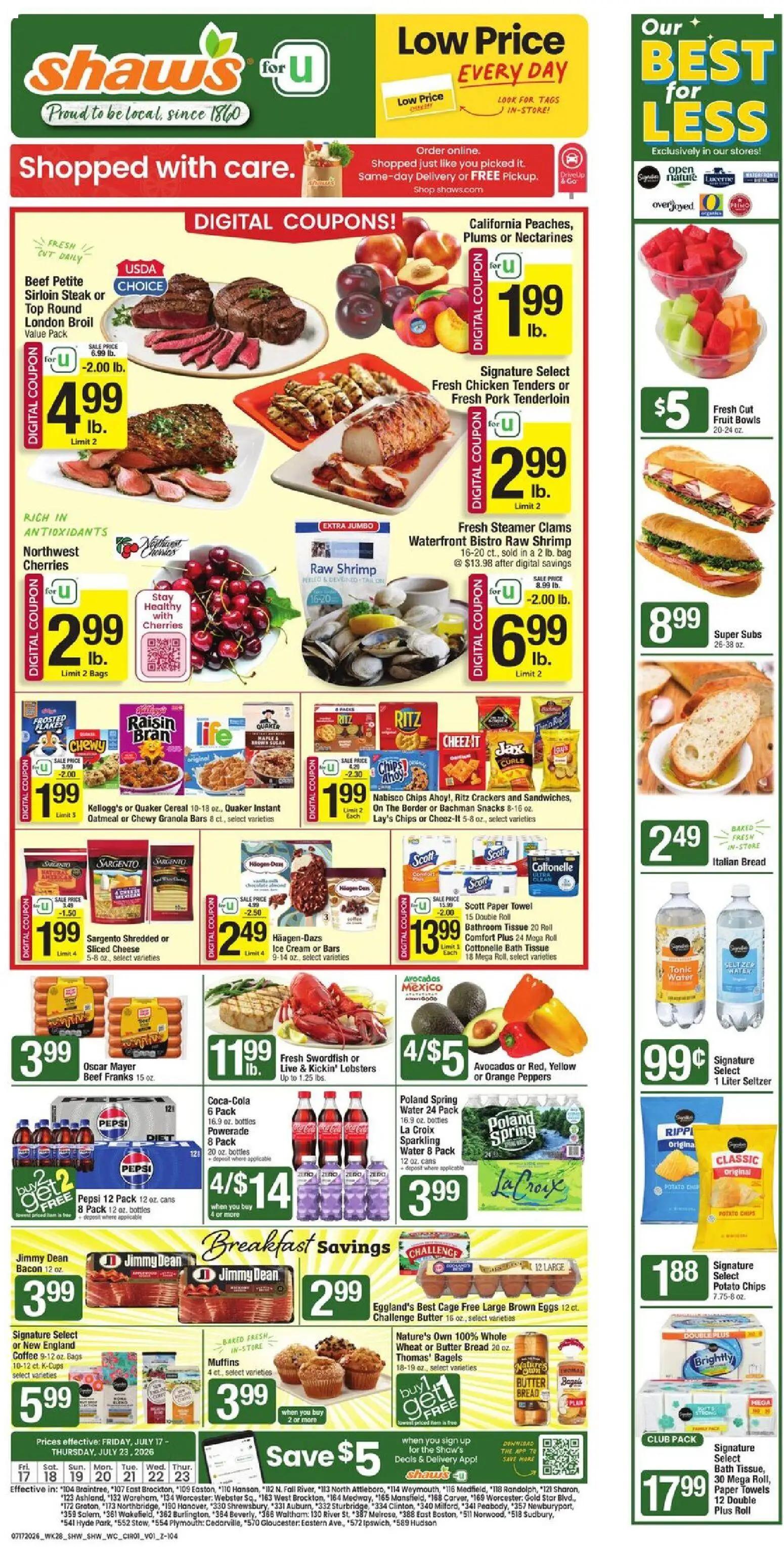 shaws - Shaw's Weekly Ad - 07/17 - 07/23 2026