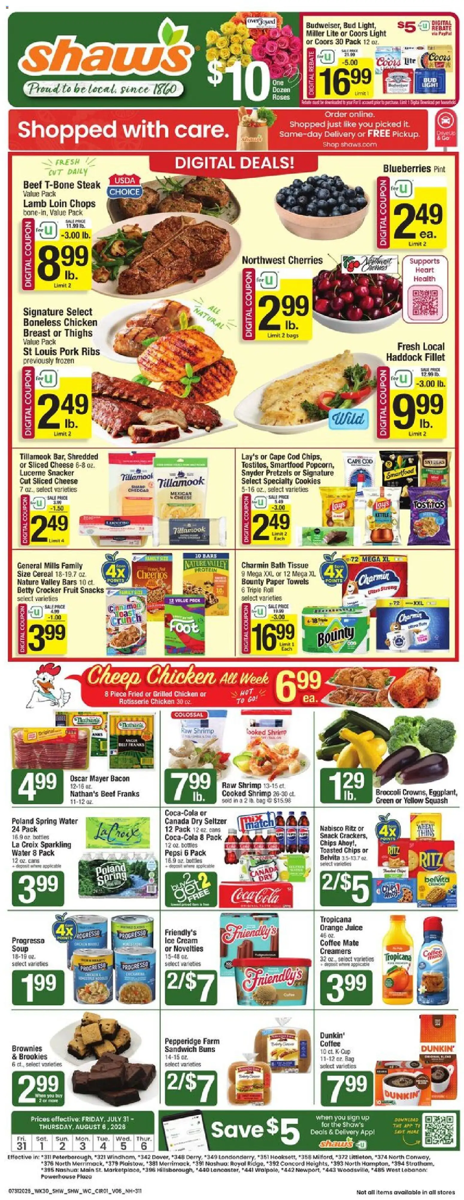 shaws - Shaw's Weekly Ad - NH - 07/31 - 08/06 2026