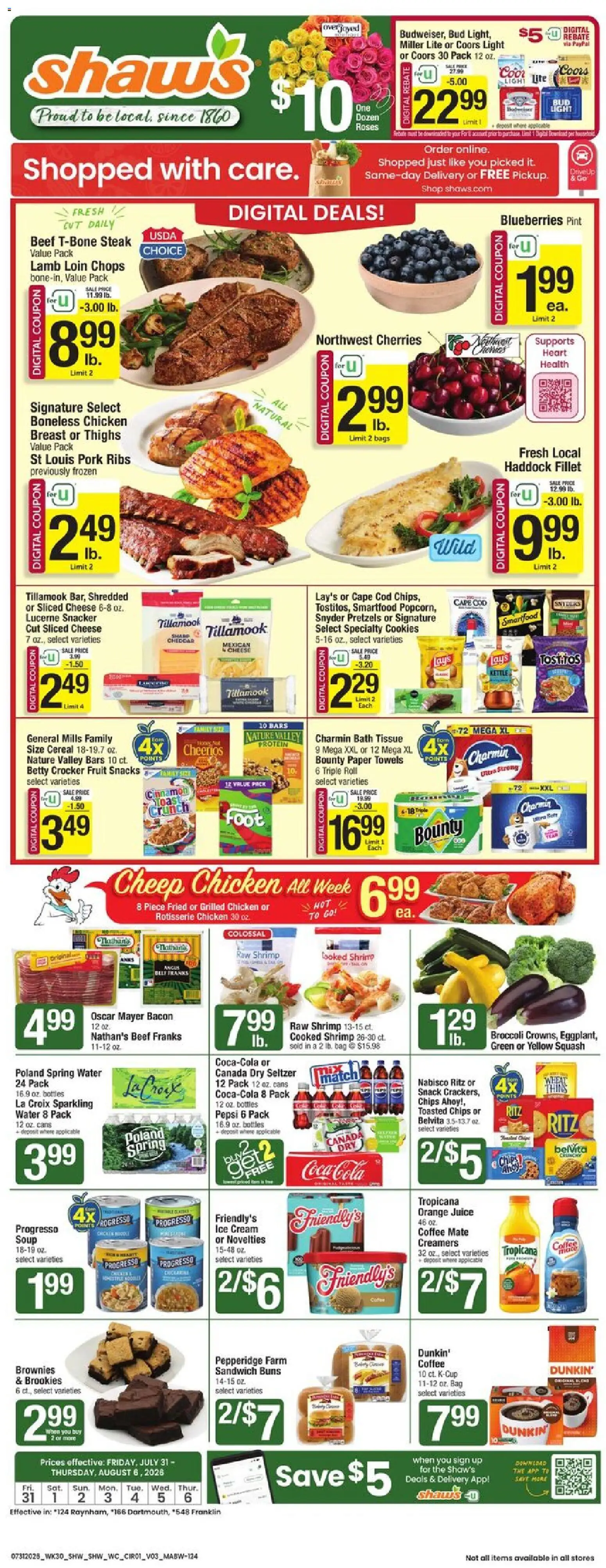 shaws - Shaw's Weekly Ad - MA - 07/31 - 08/06 2026 - page: 1