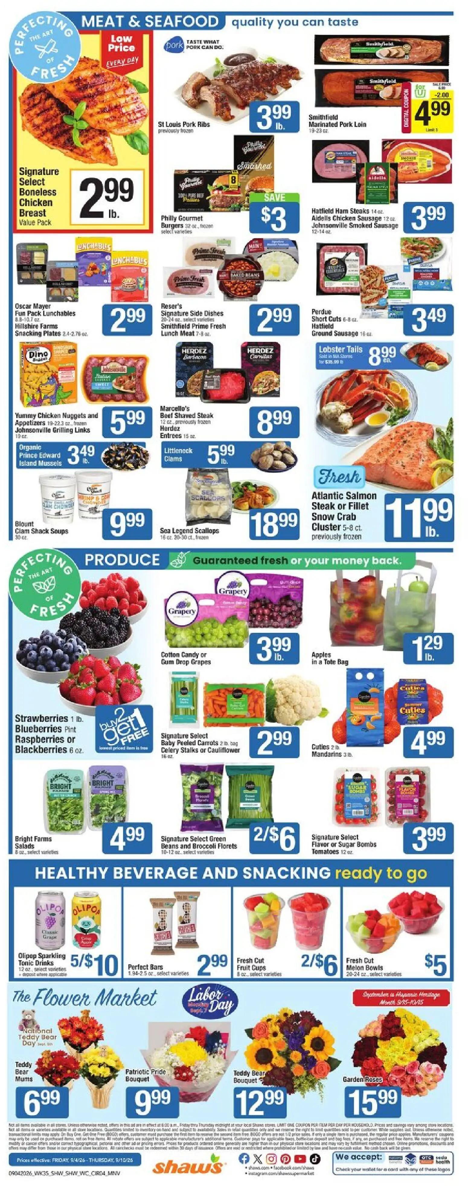 shaws - Shaw's Weekly Ad - NH - 09/04 - 09/10 2026 - page: 4
