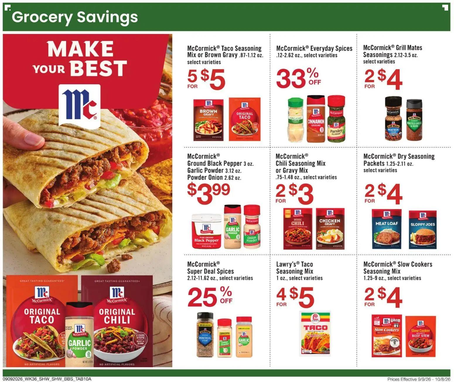 shaws - Shaw's Big Book of Savings - 09/09 - 10/08 2026 - page: 11