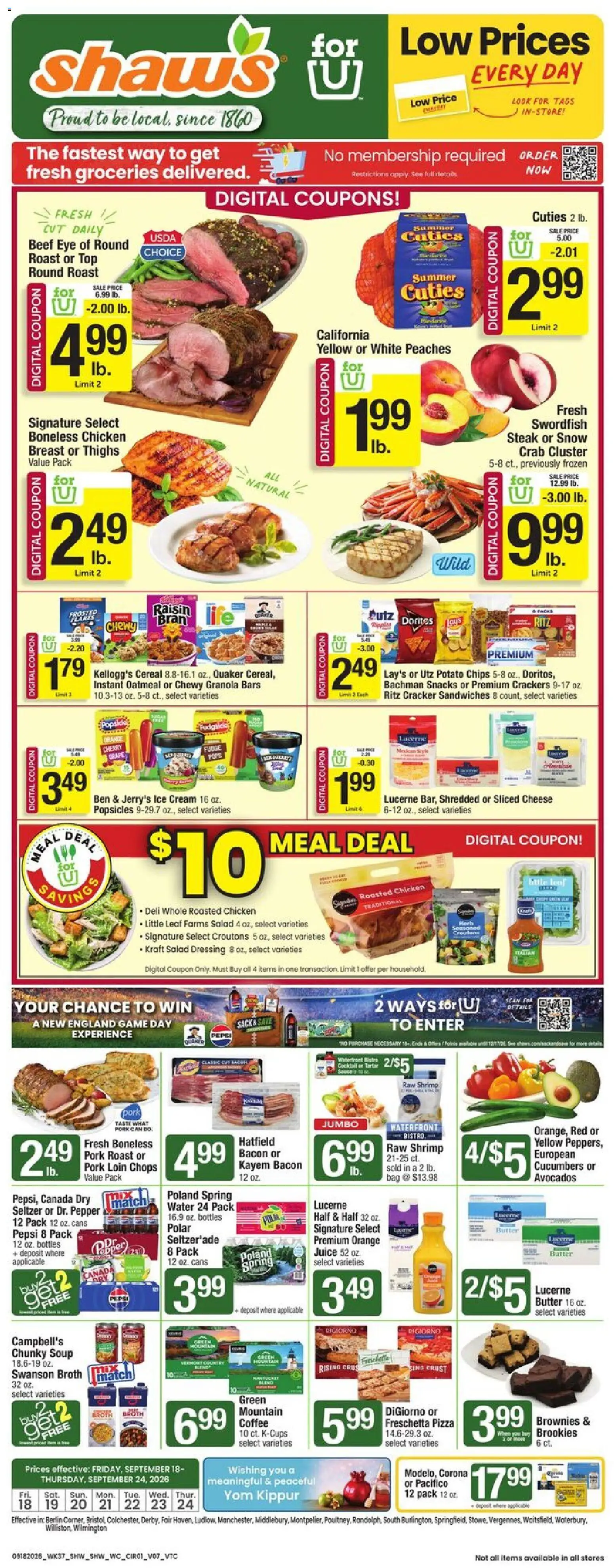 shaws - Shaw's Weekly Ad - 09/18 - 09/24 2026
