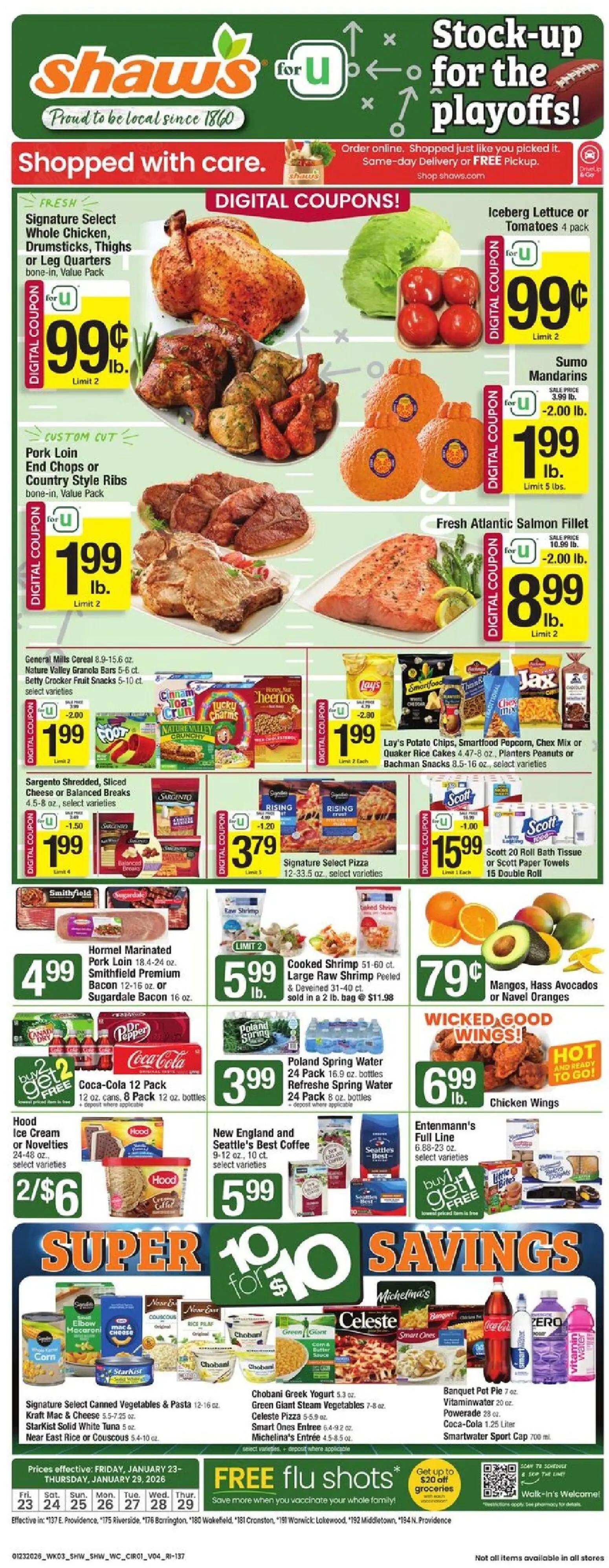 shaws - Shaw's Weekly Ad - RI - 01/23 - 01/29 2026