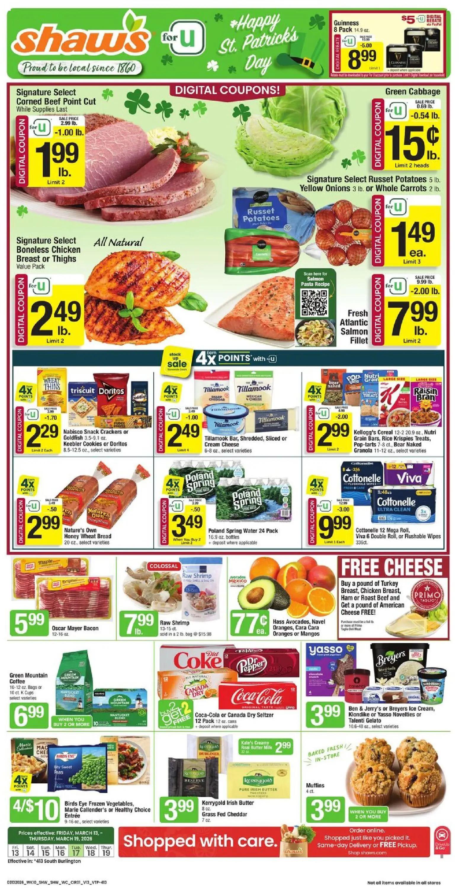 shaws - Shaw's Weekly Ad - VT - 03/13 - 03/19 2026