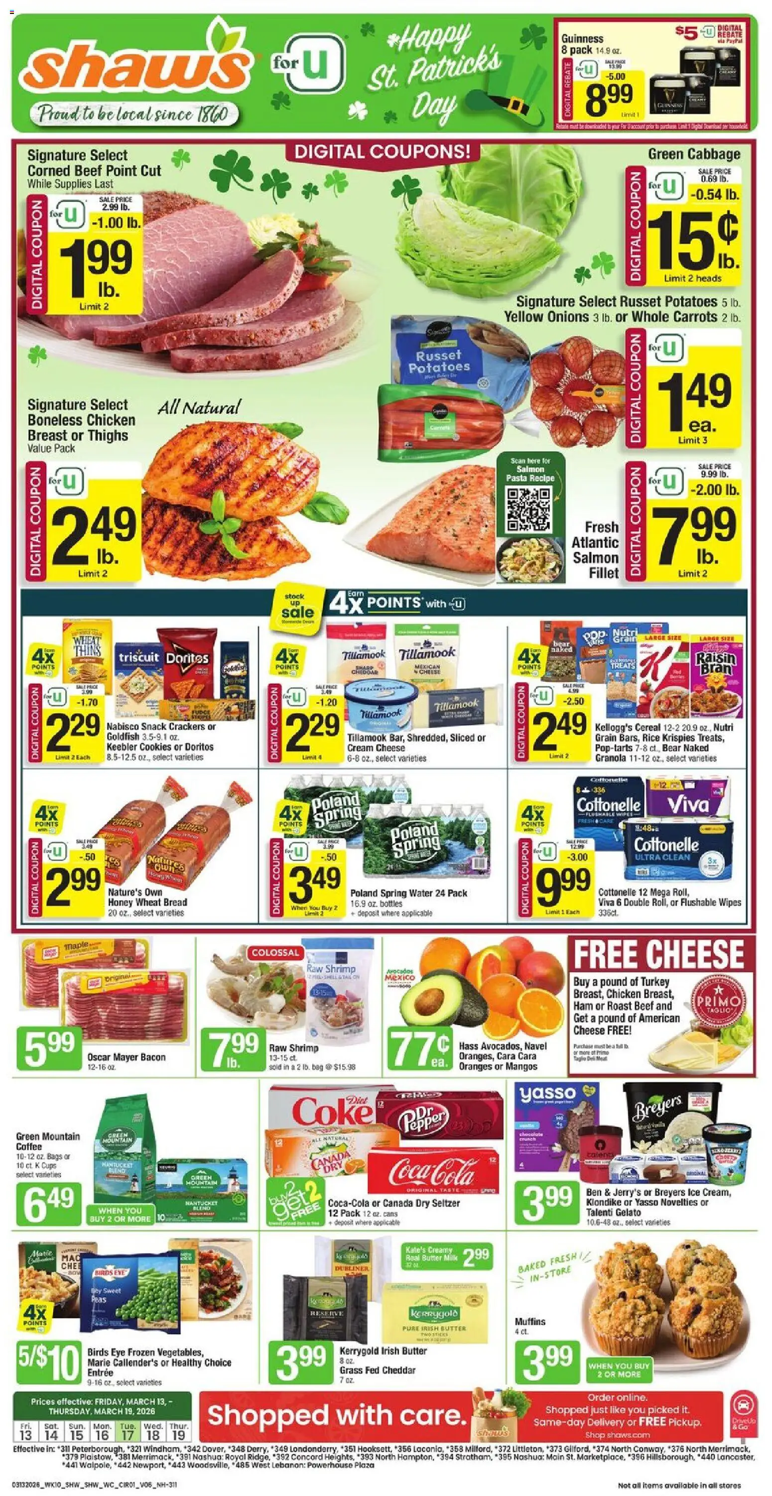 shaws - Shaw's Weekly Ad - NH - 03/13 - 03/19 2026