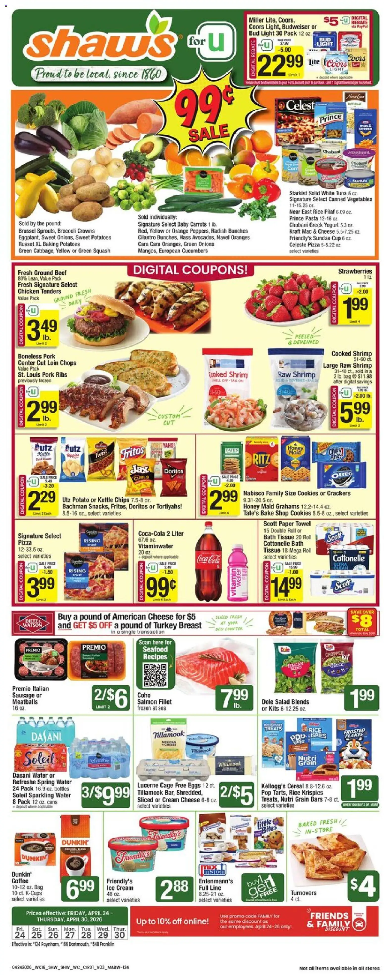 shaws - Shaw's Weekly Ad - 04/24 - 04/30 2026