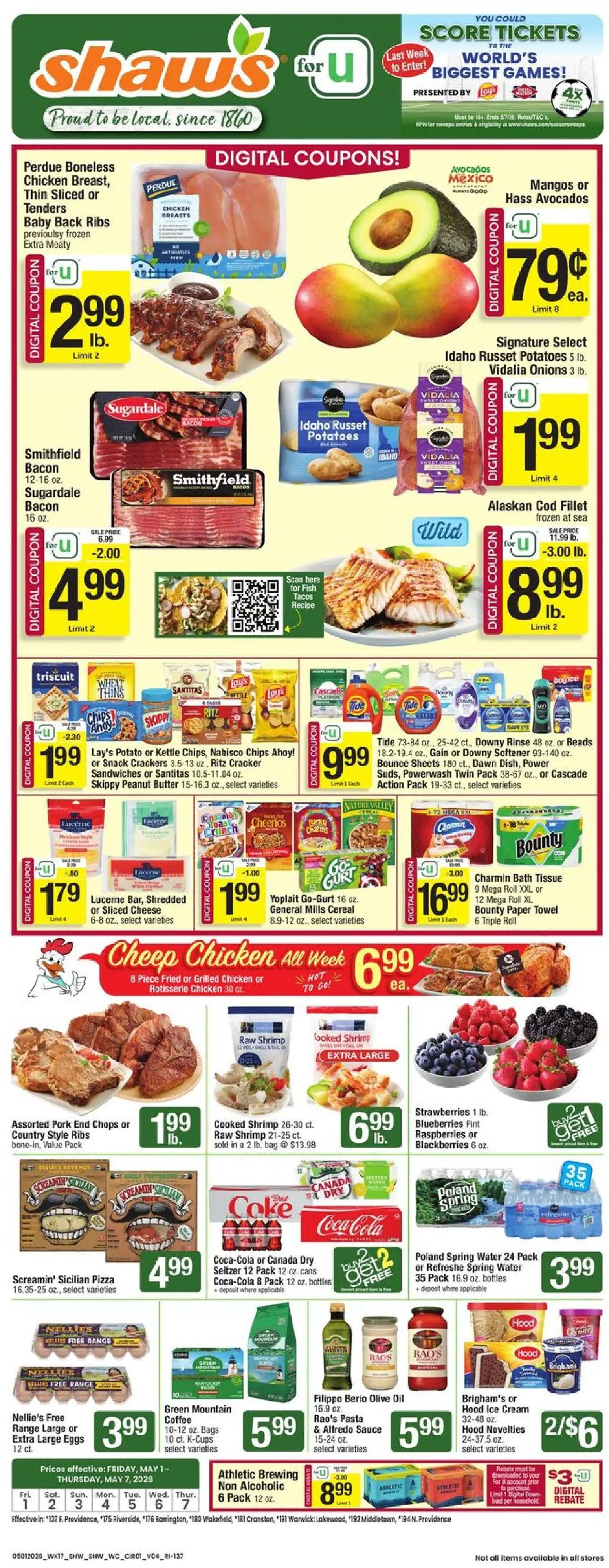 shaws - Shaw's Weekly Ad - RI - 05/01 - 05/07 2026