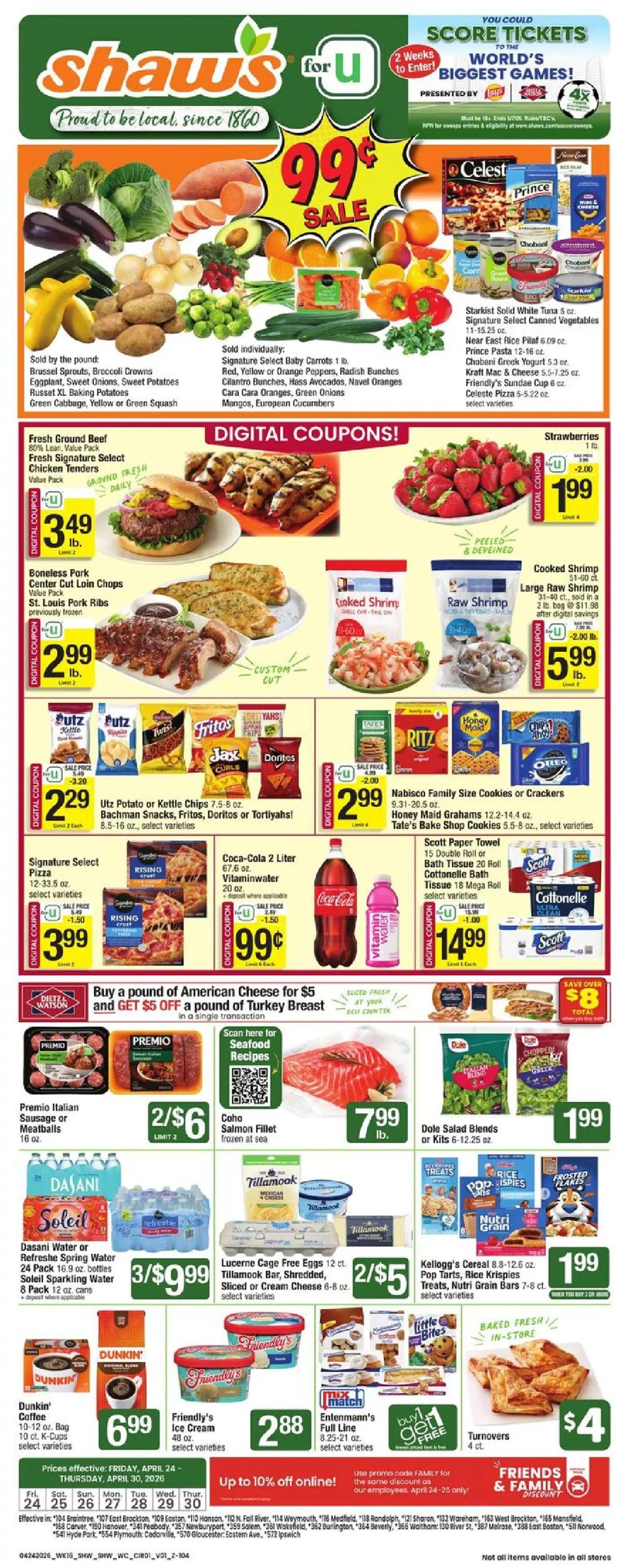 shaws - Shaw's Weekly Ad - MA - 04/24 - 04/30 2026
