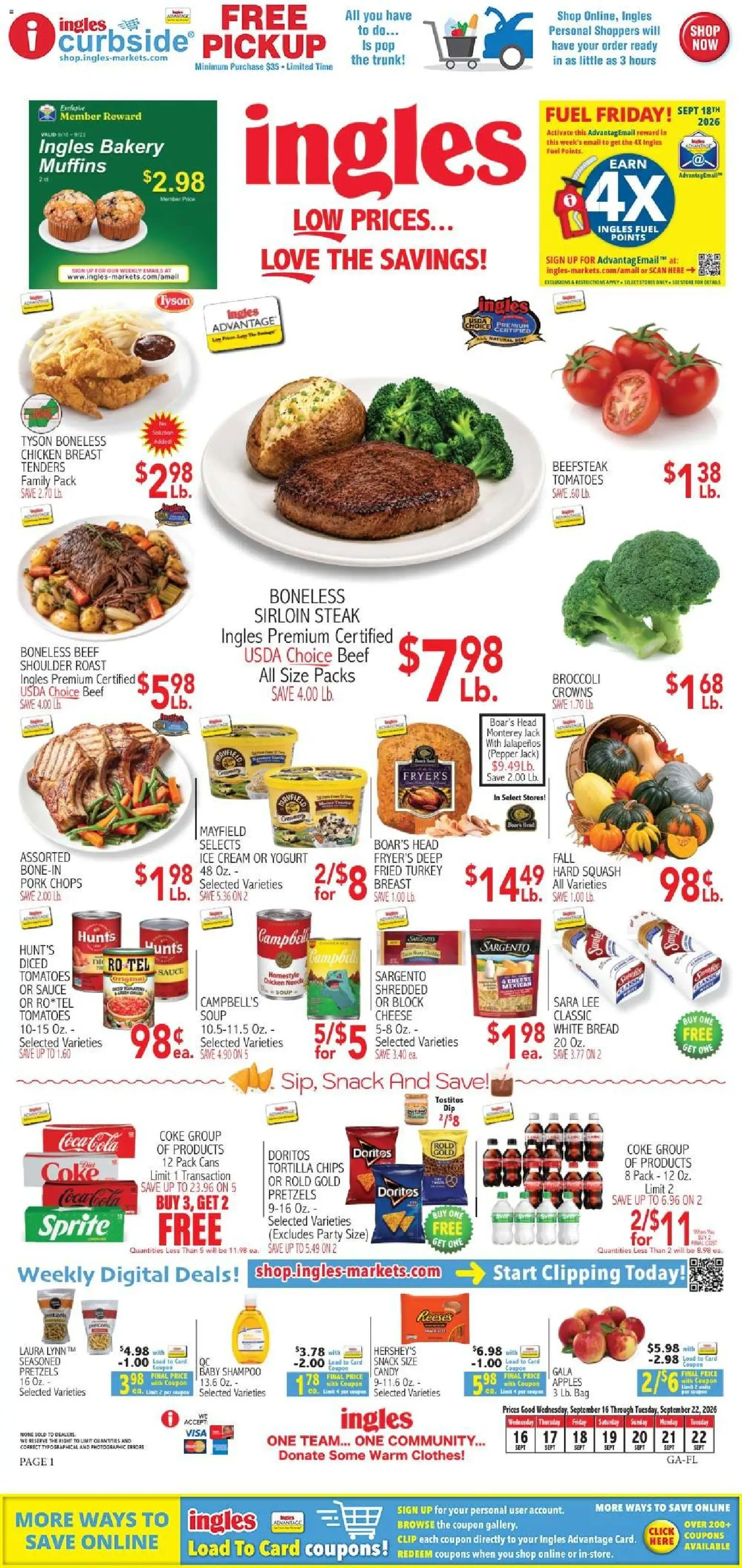 ingles - Ingles Weekly Ad - 09/16 - 09/22 2026 - page: 1