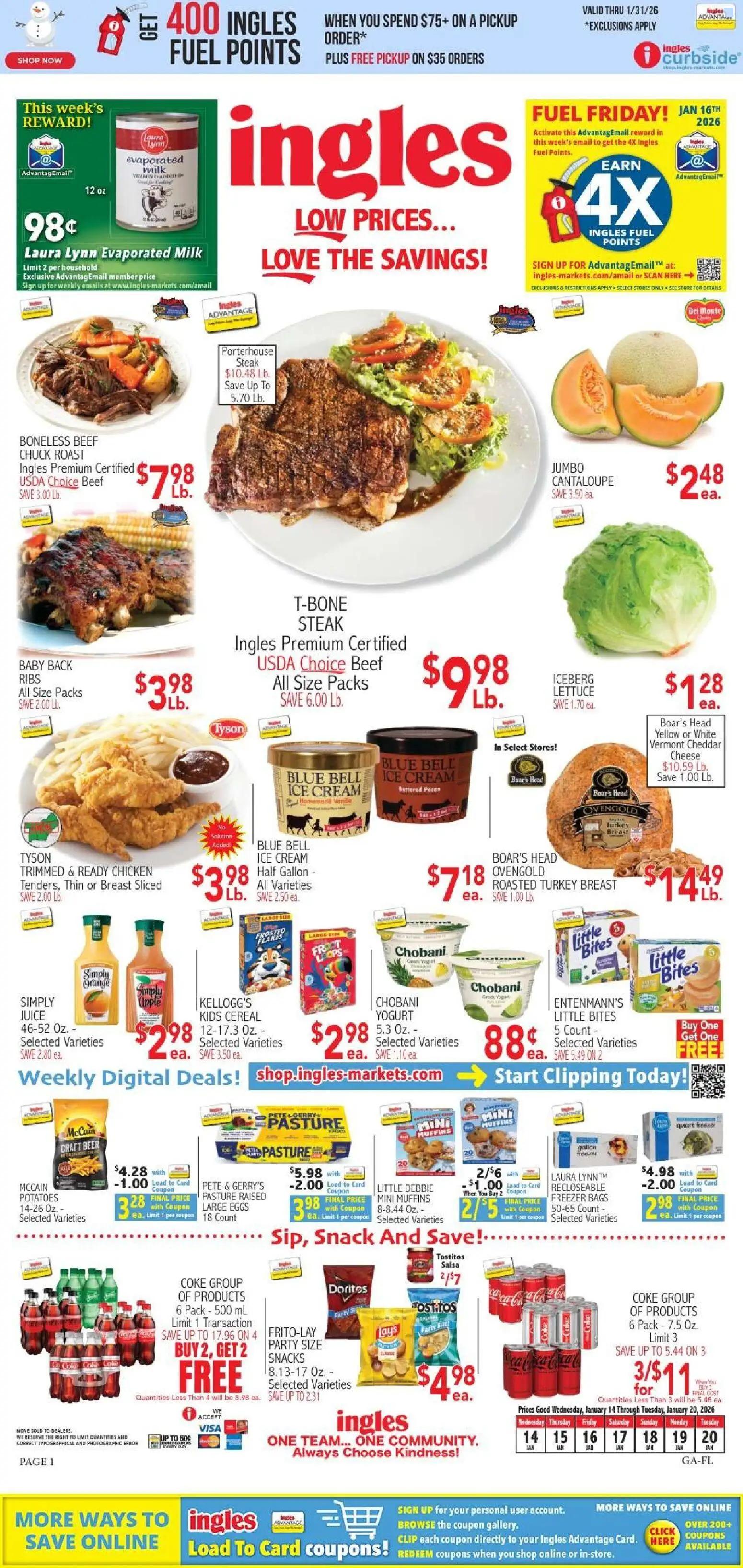 ingles - Ingles Weekly Ad - 01/14 - 01/20 2026
