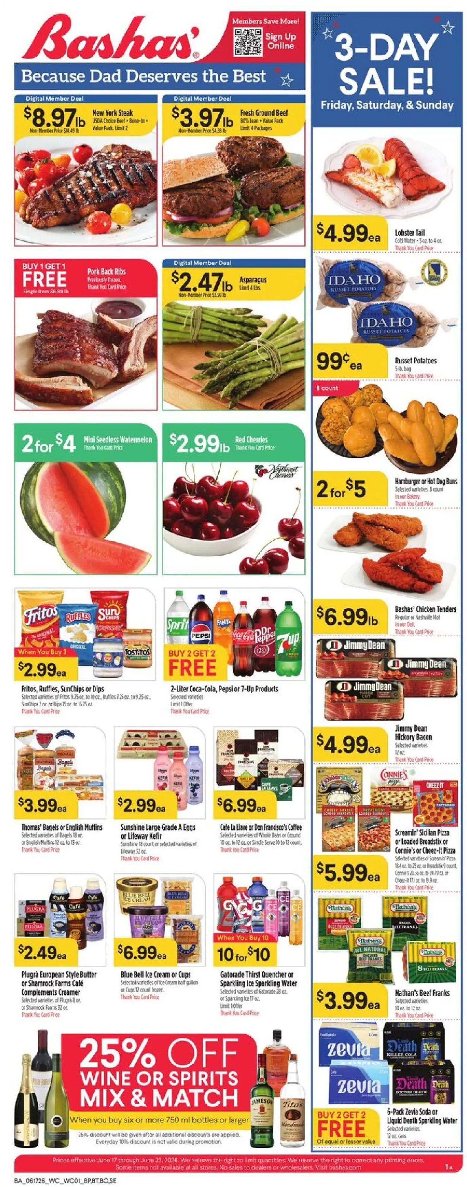 bashas - Basha's Weekly Ad - 06/17 - 06/23 2026 - page: 1