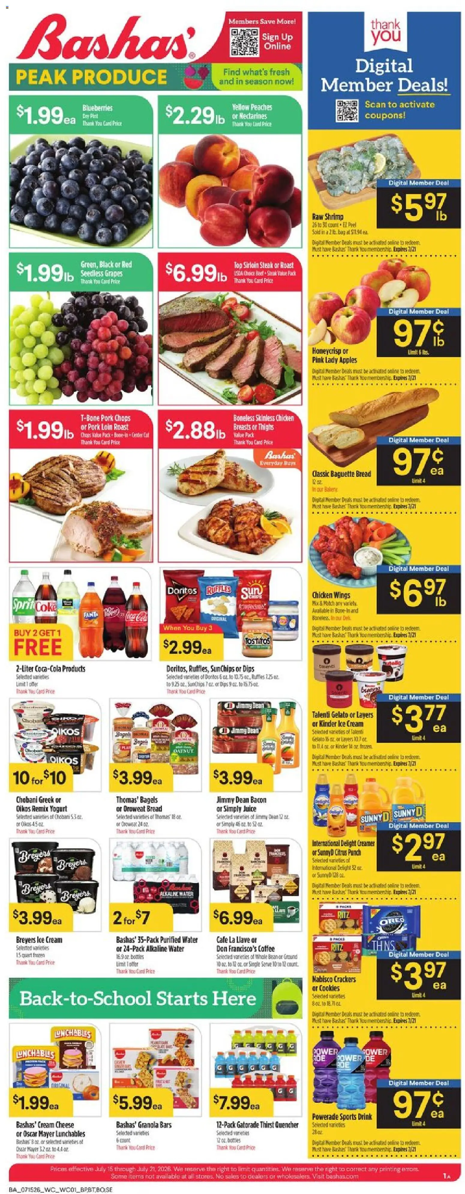 bashas - Basha's Weekly Ad - 07/15 - 07/21 2026