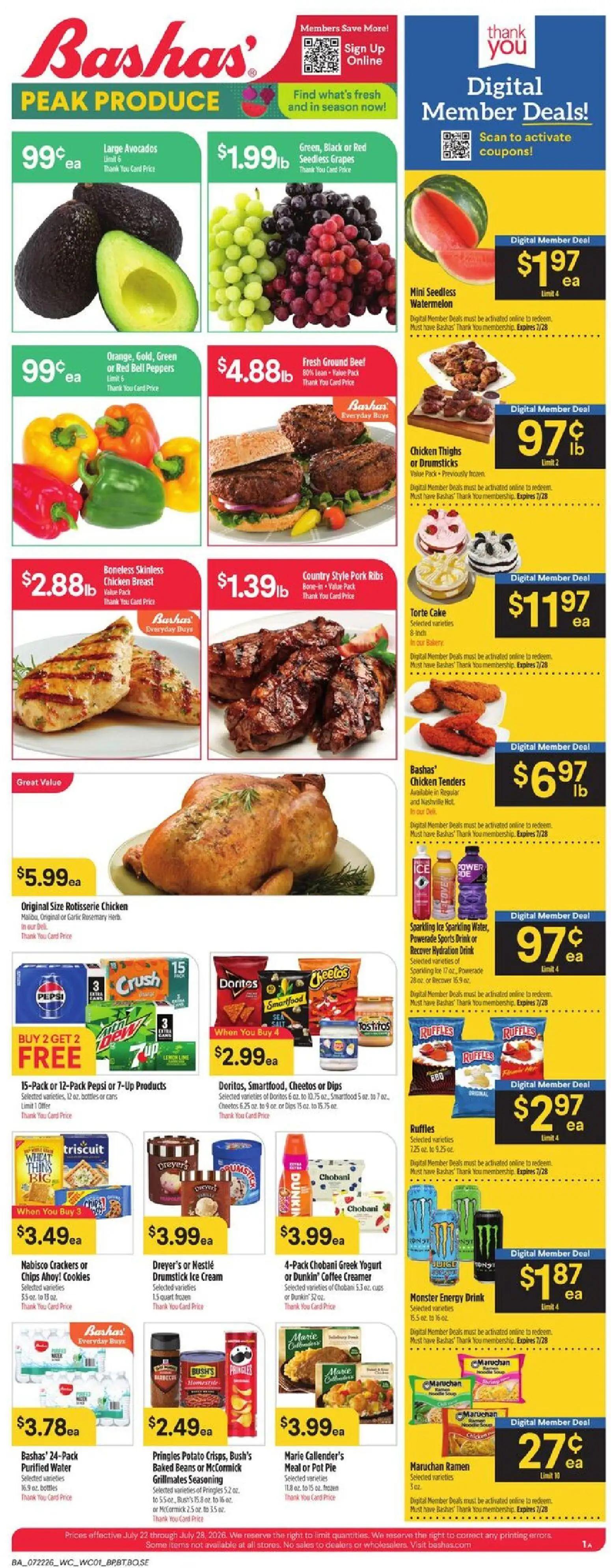 bashas - Basha's Weekly Ad - 07/22 - 07/28 2026