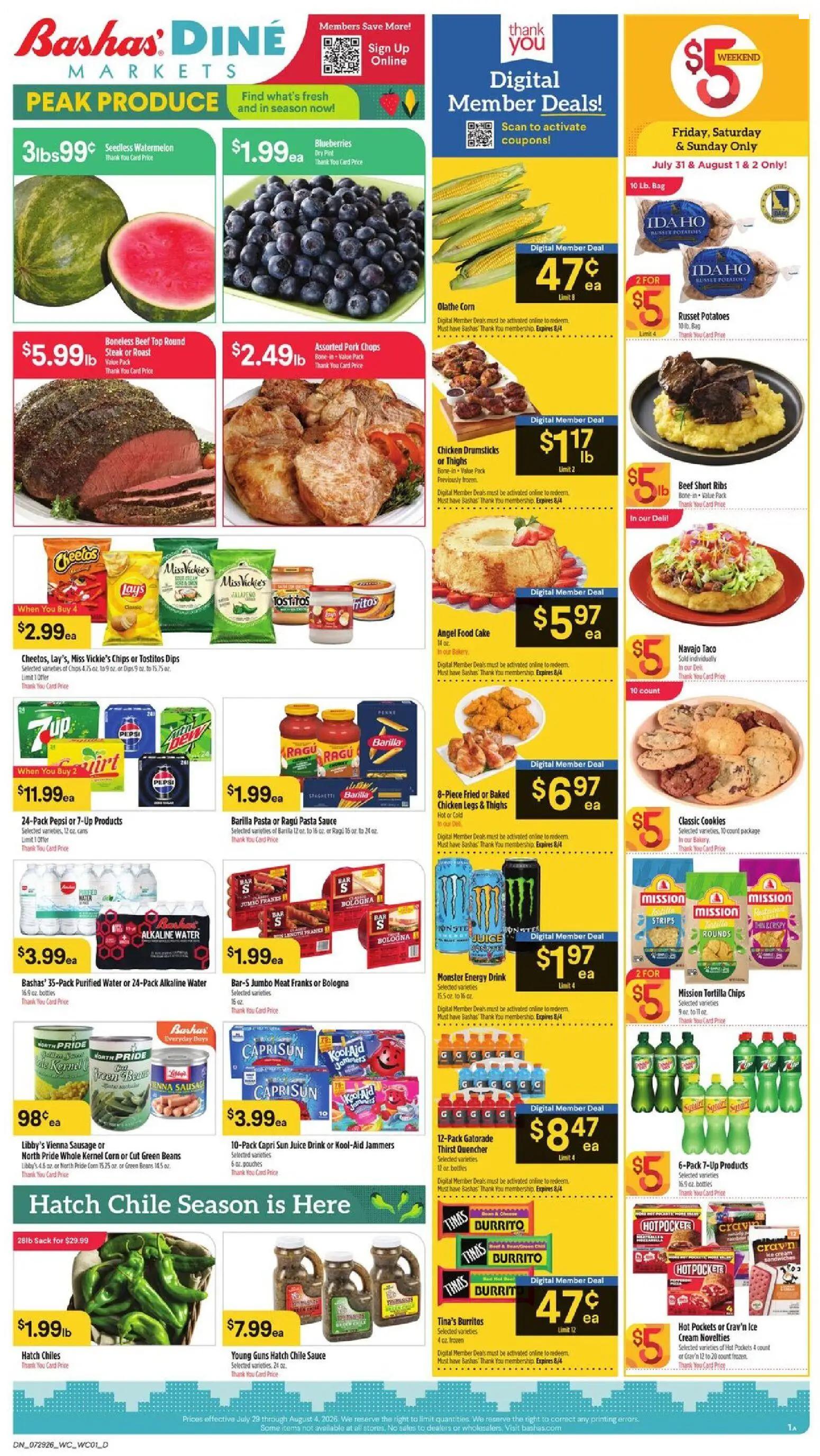 bashas - Basha's Dine - 07/29 - 08/04 2026