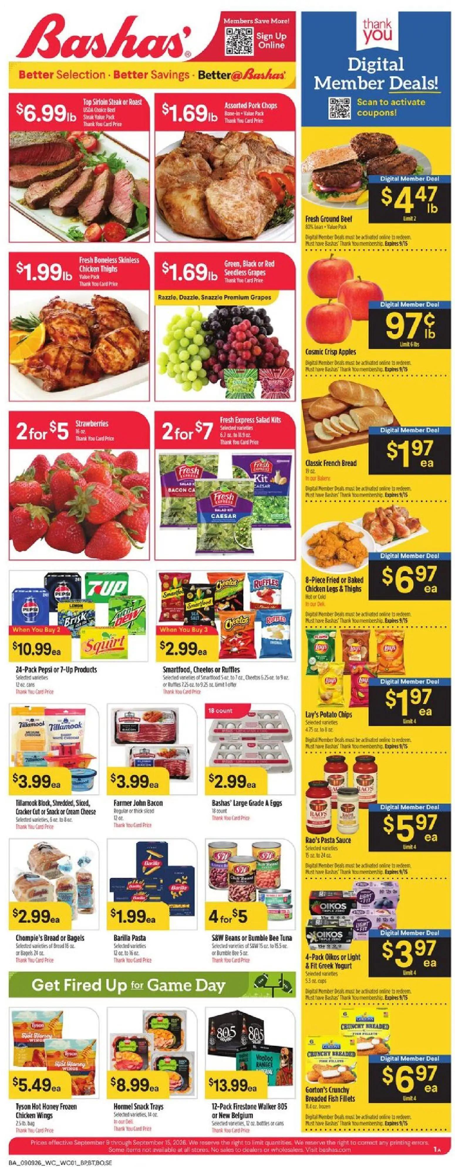 bashas - Basha's Weekly Ad - 09/09 - 09/15 2026