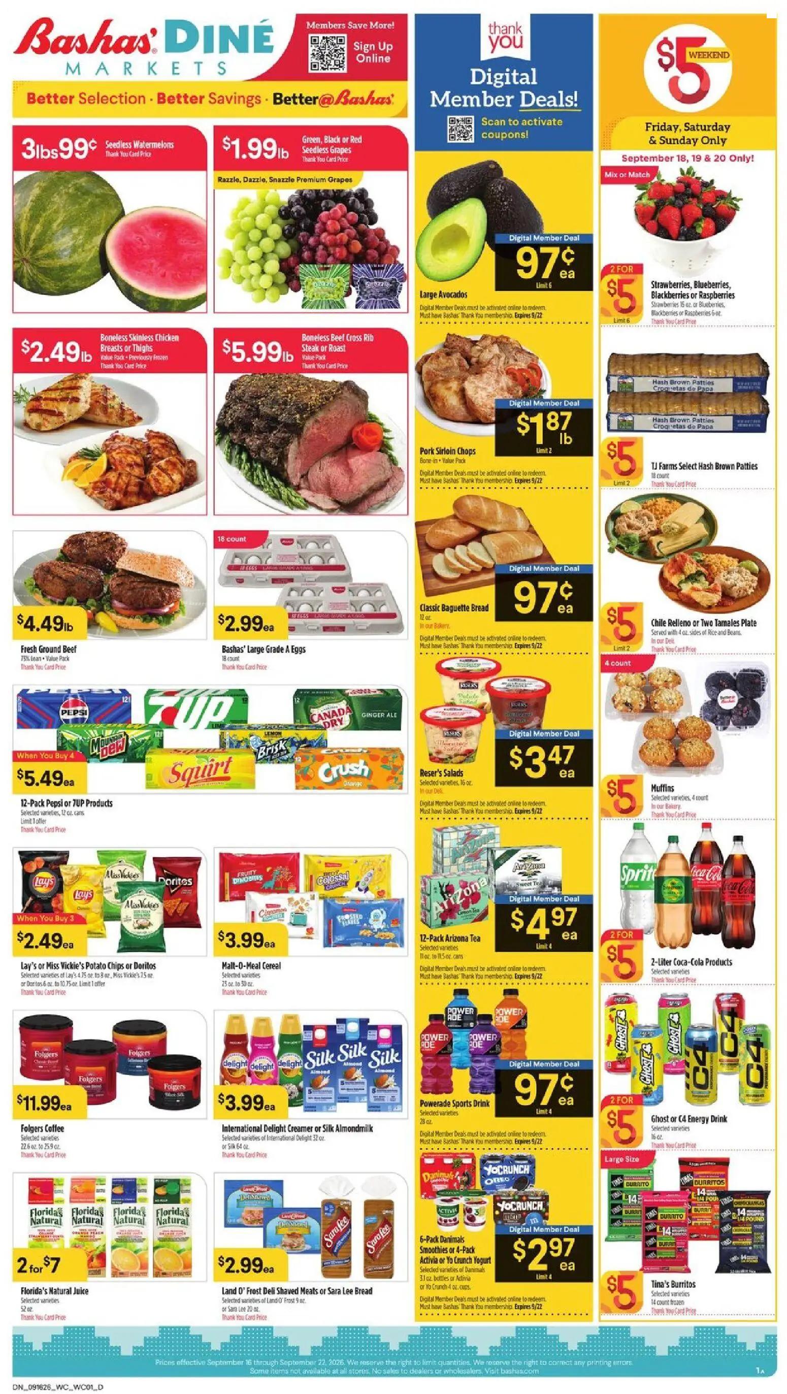 bashas - Basha's Dine - 09/16 - 09/22 2026 - page: 1