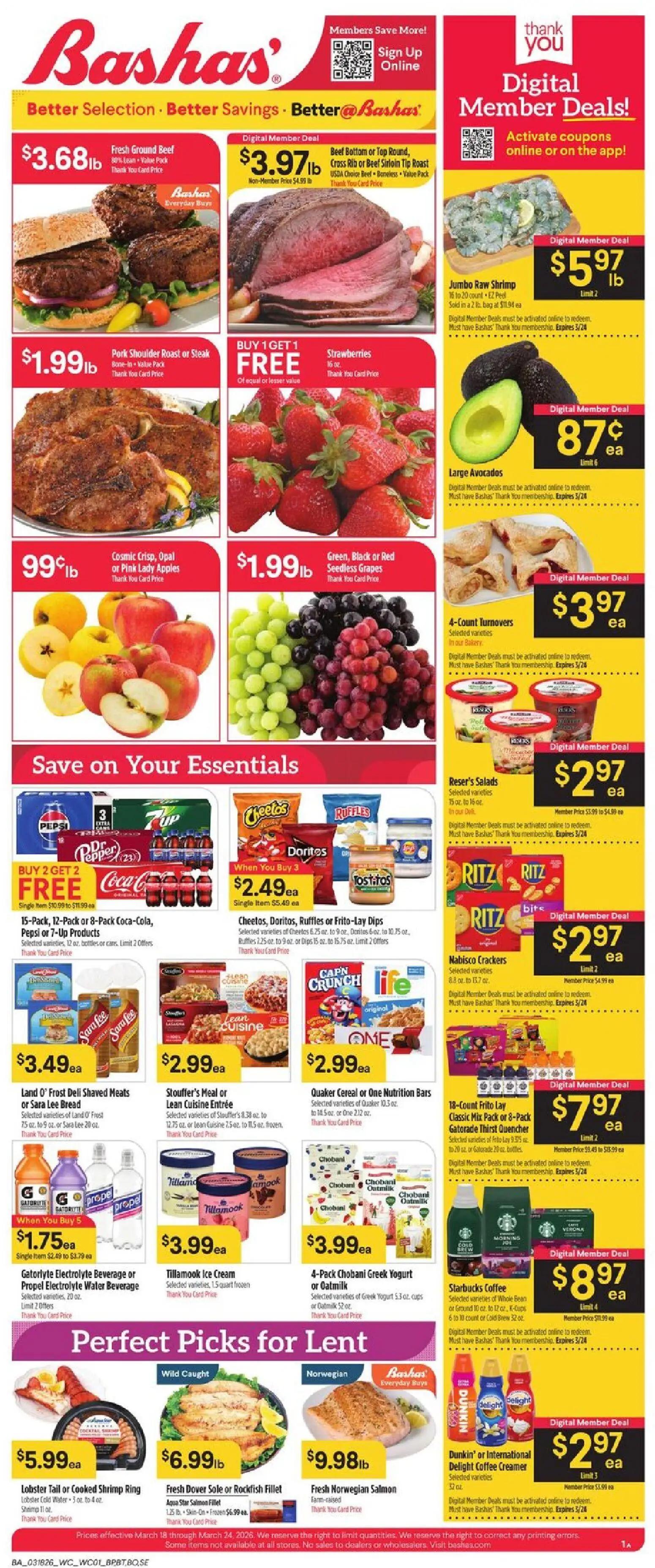 bashas - Basha's Weekly Ad - 03/18 - 03/24 2026