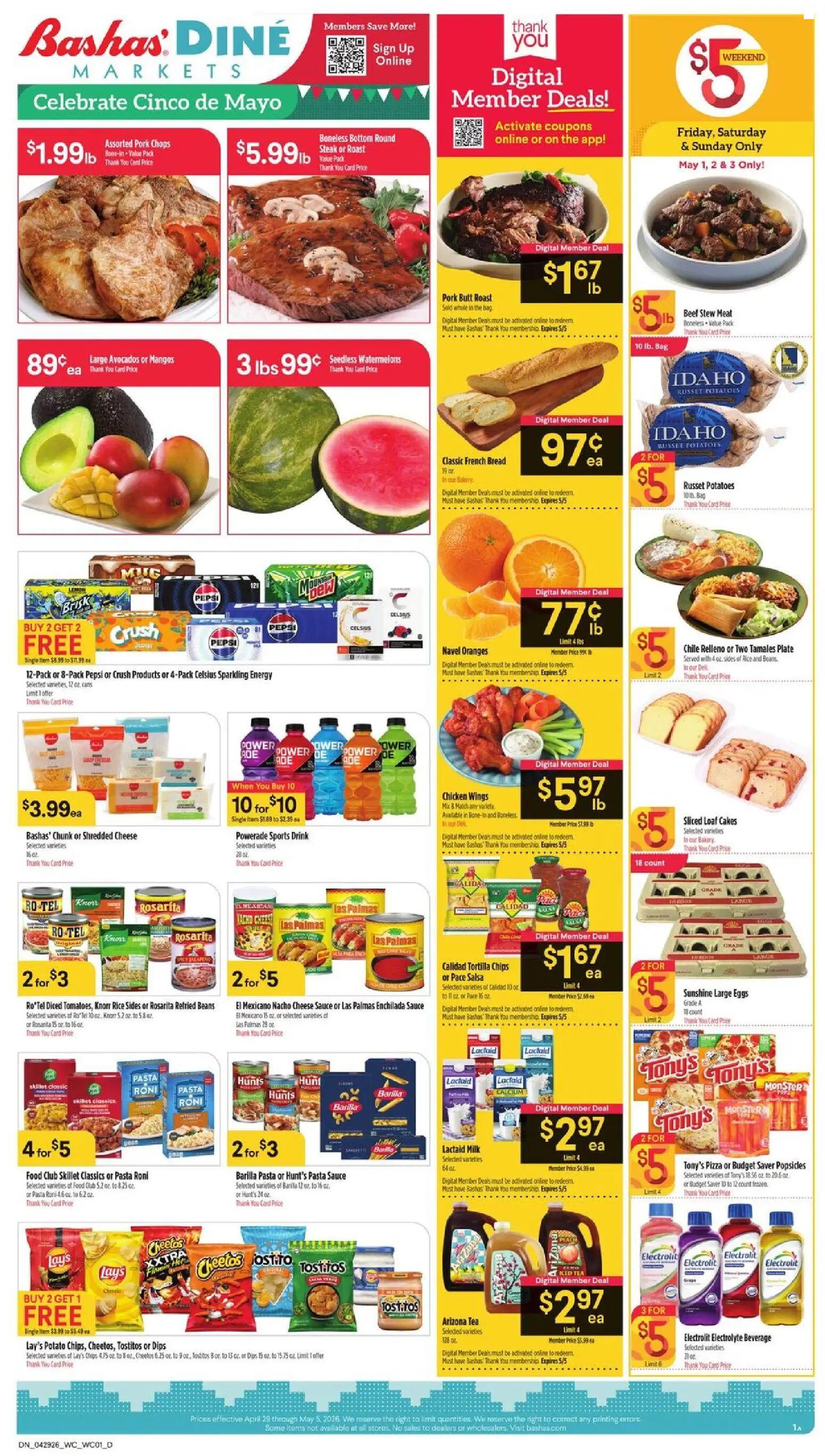 bashas - Basha's Dine - 04/29 - 05/05 2026