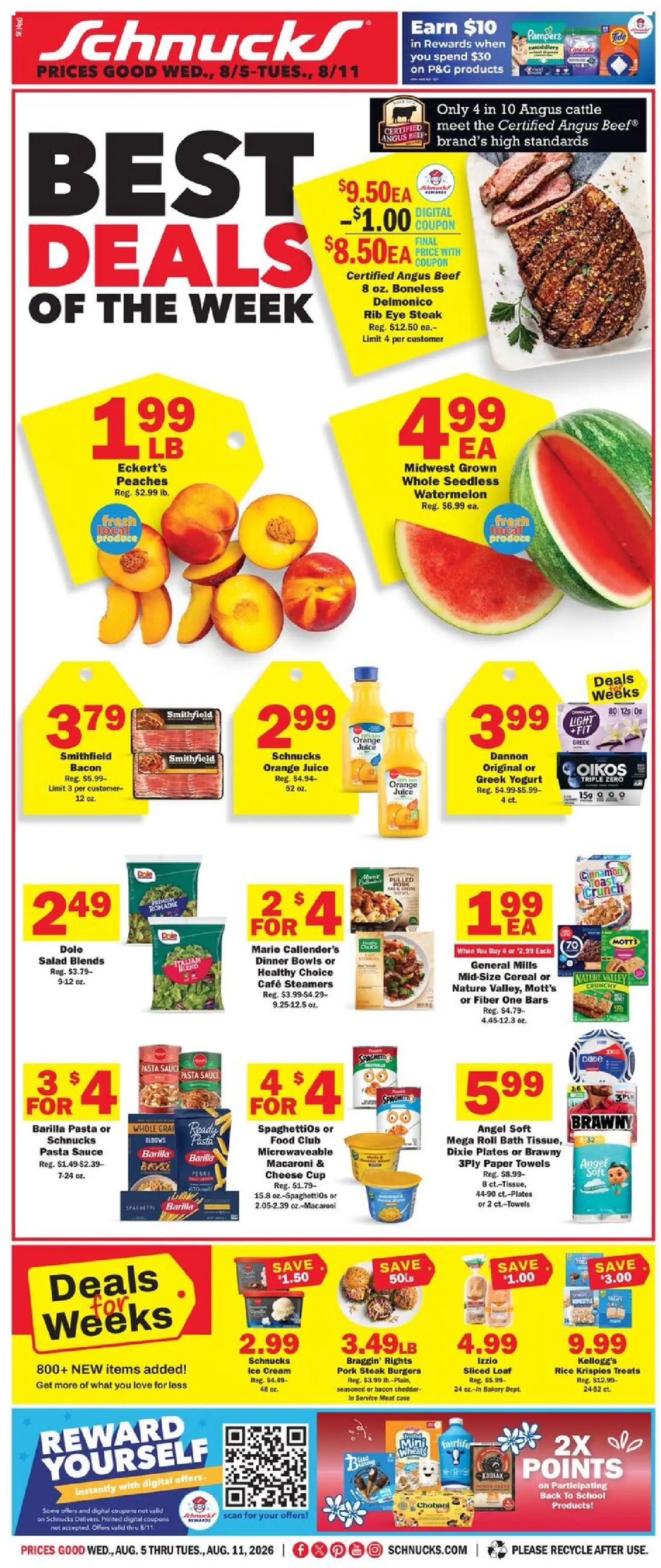 schnucks - Schnucks Weekly Ad - 08/05 - 08/11 2026