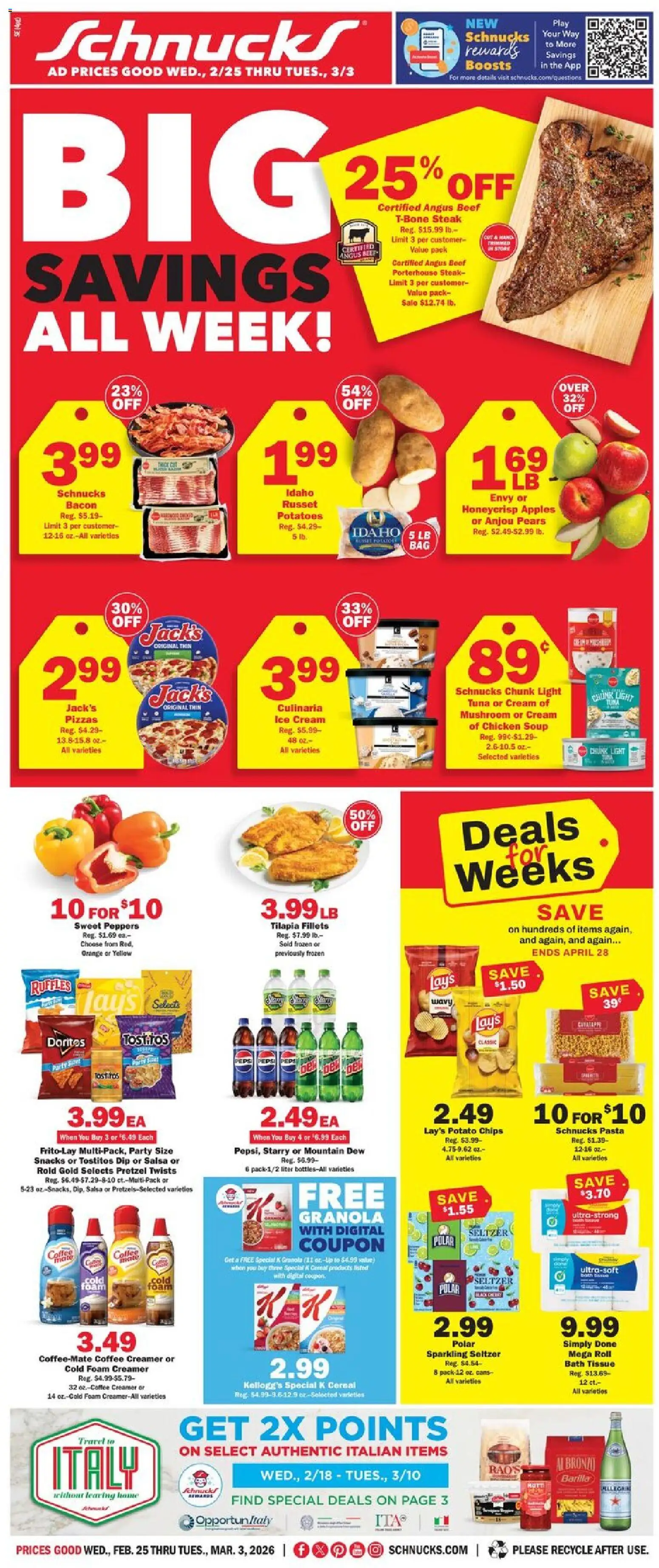 schnucks - Schnucks Weekly Print Ad - IN - 02/25 - 03/03 2026