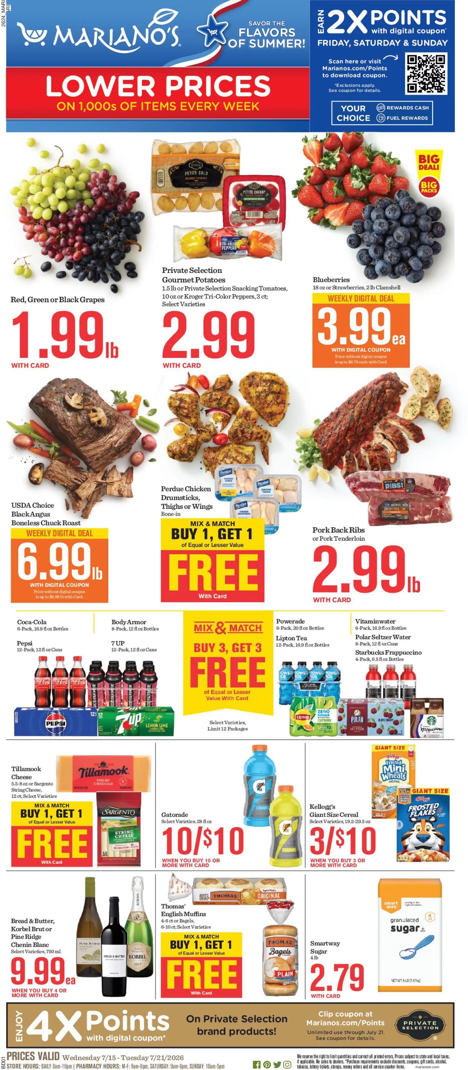 marianos - Mariano's Weekly Ad - 07/15 - 07/21 2026