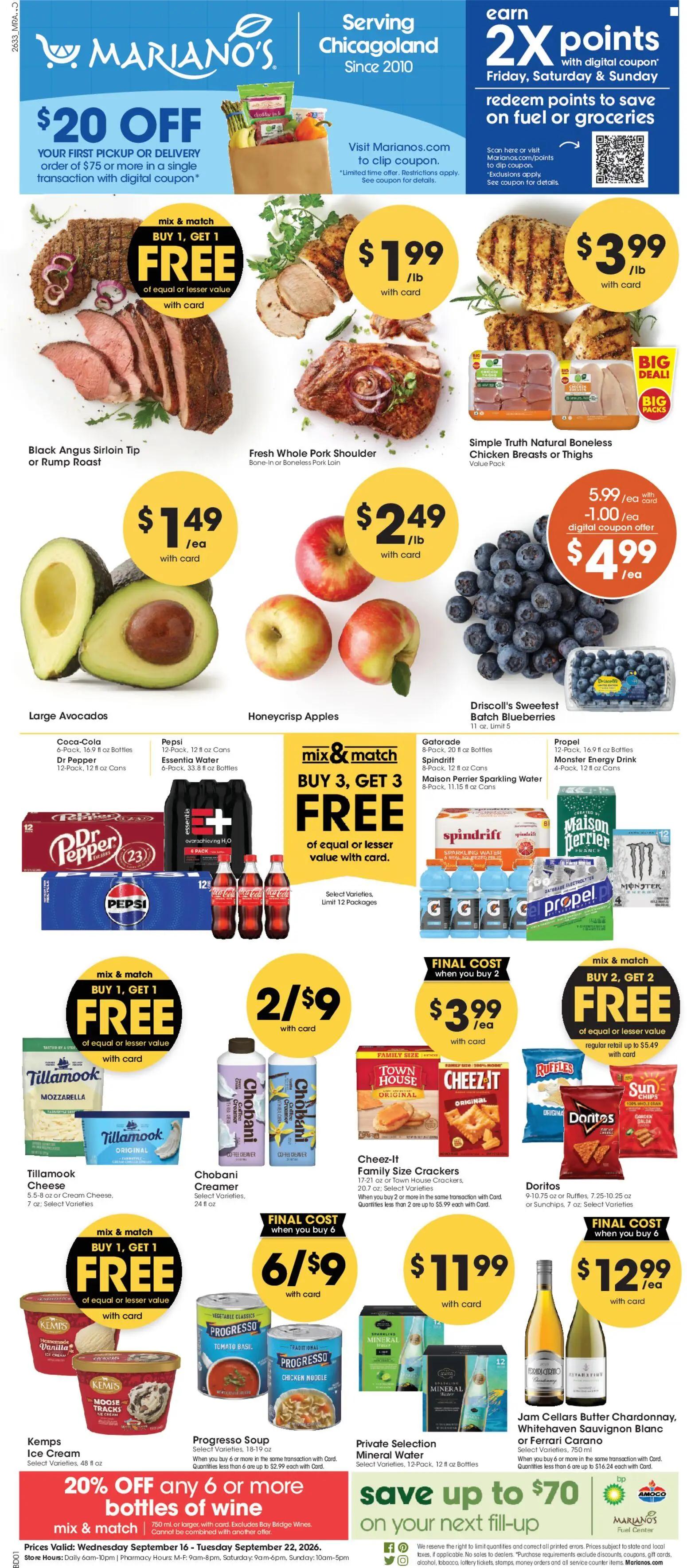 marianos - Mariano's Weekly Ad - 09/16 - 09/22 2026