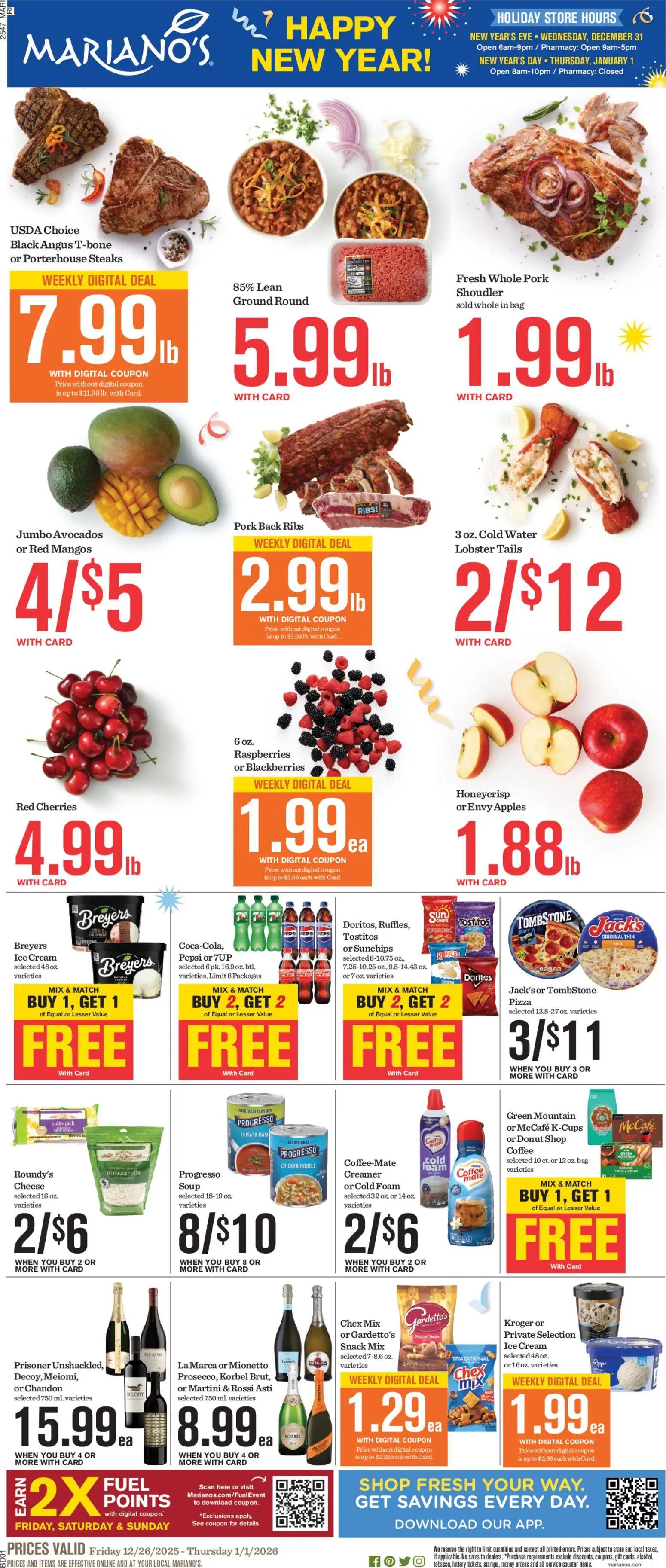 marianos - Mariano's Weekly Ad - 12/26/2025 - 01/01/2026 2025