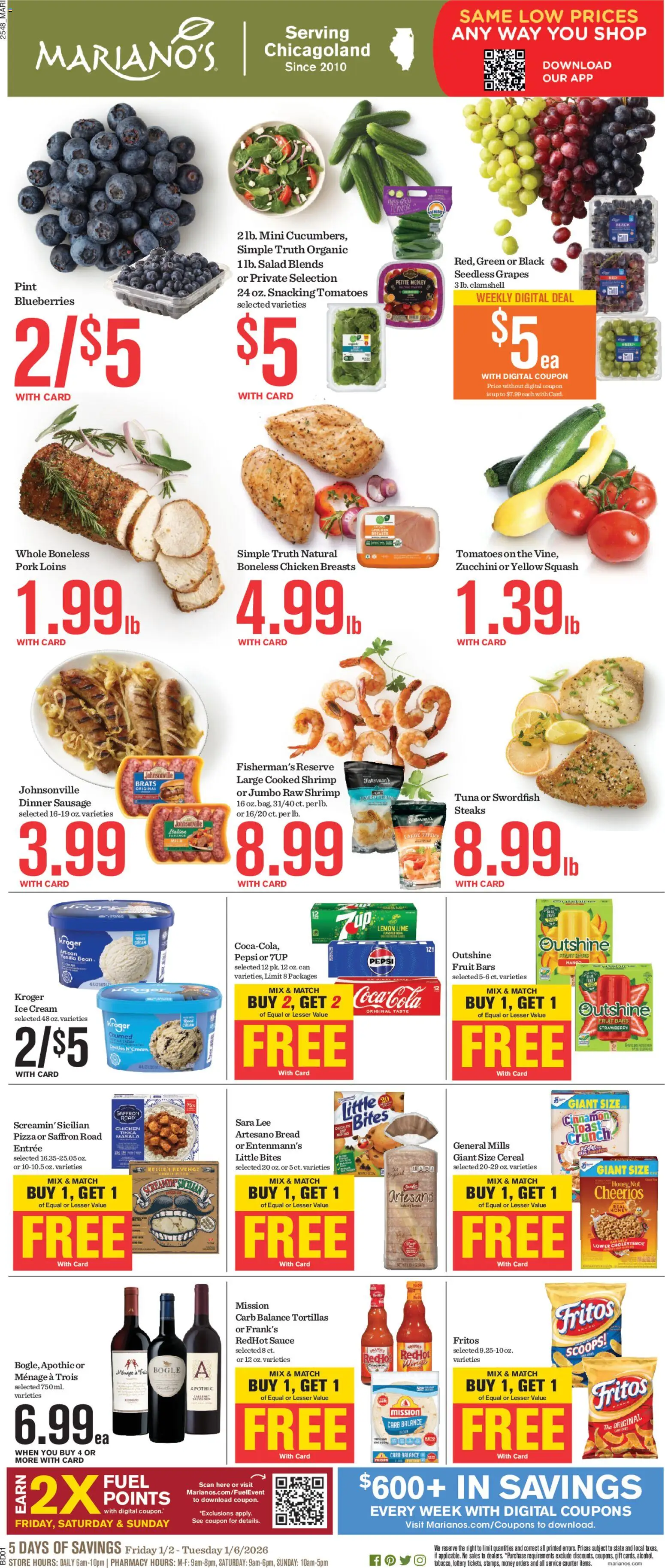 marianos - Mariano's Weekly Ad - 01/02 - 01/06 2026