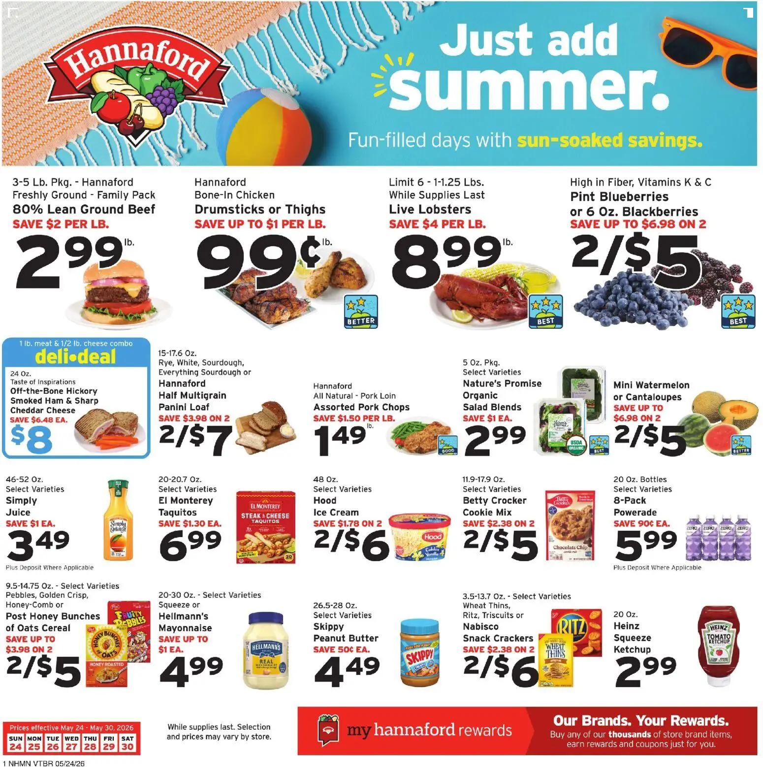 hannaford - Hannaford Weekly Ad - 05/24 - 05/30 2026