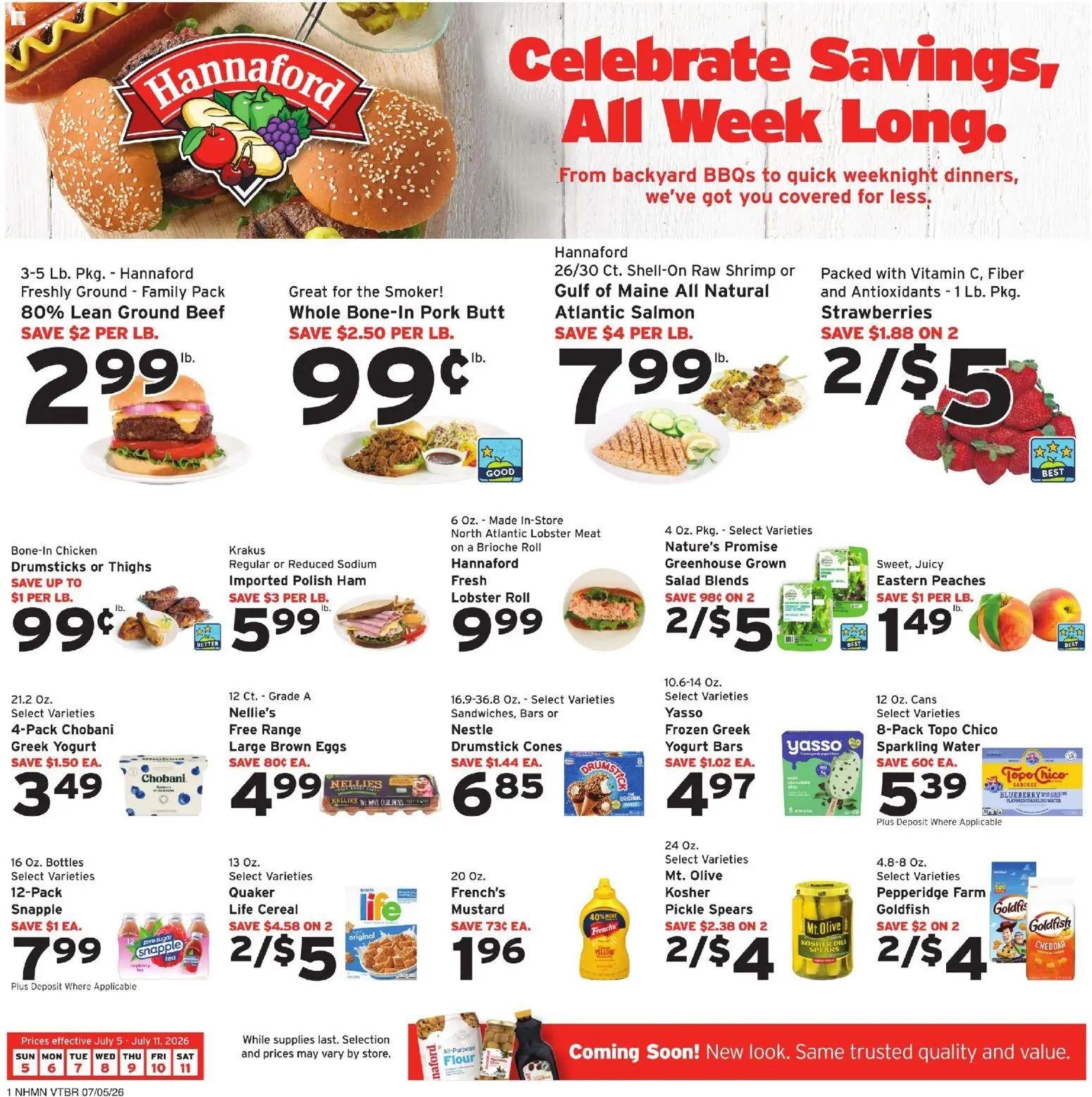 hannaford - Hannaford Weekly Ad - 07/05 - 07/11 2026