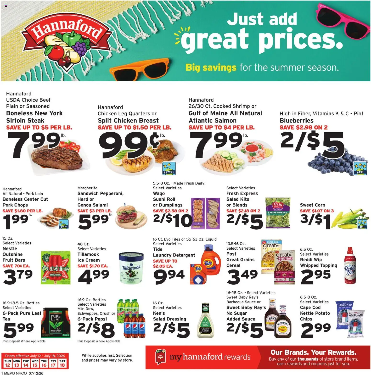 hannaford - Hannaford Weekly Ad - 07/12 - 07/18 2026