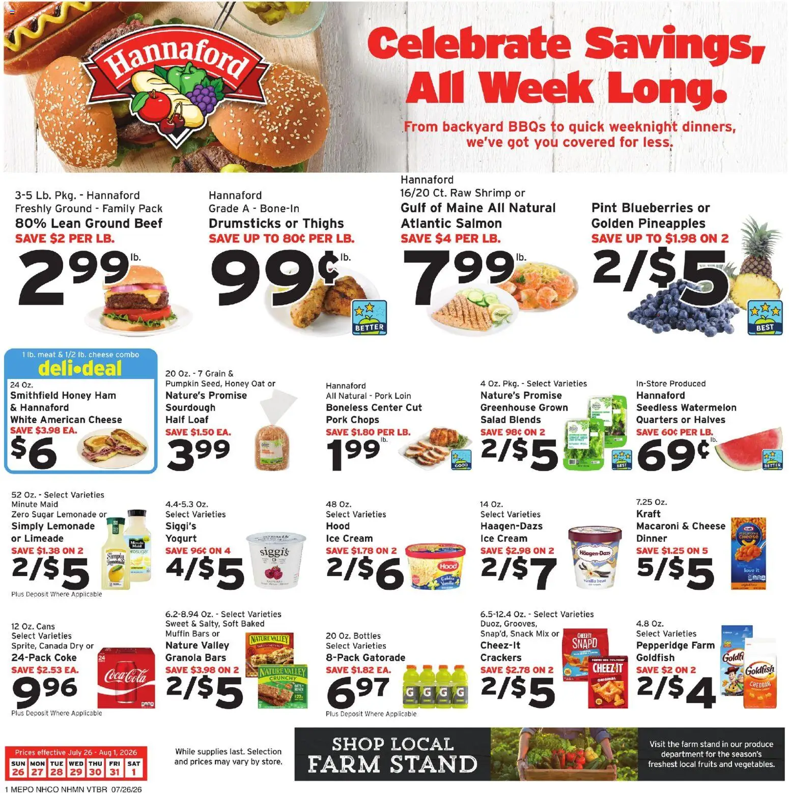 hannaford - Hannaford Weekly Ad - 07/26 - 08/01 2026