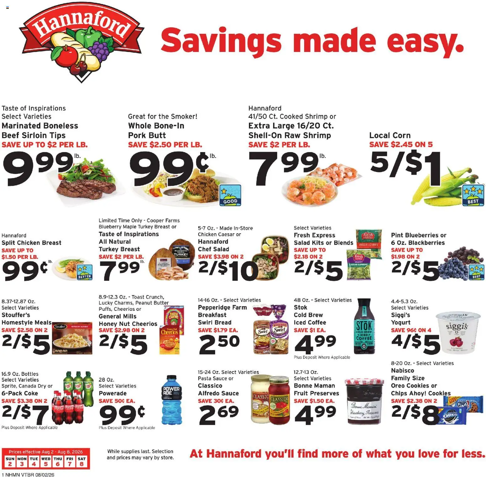 hannaford - Hannaford Weekly Flyer - 08/02 - 08/08 2026 - page: 3