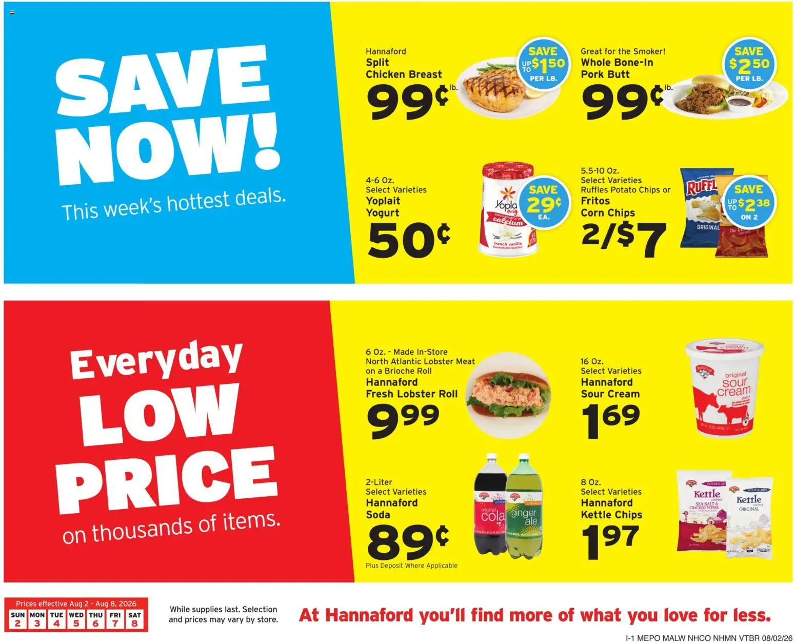 hannaford - Hannaford Weekly Ad - 07/31 - 08/08 2026