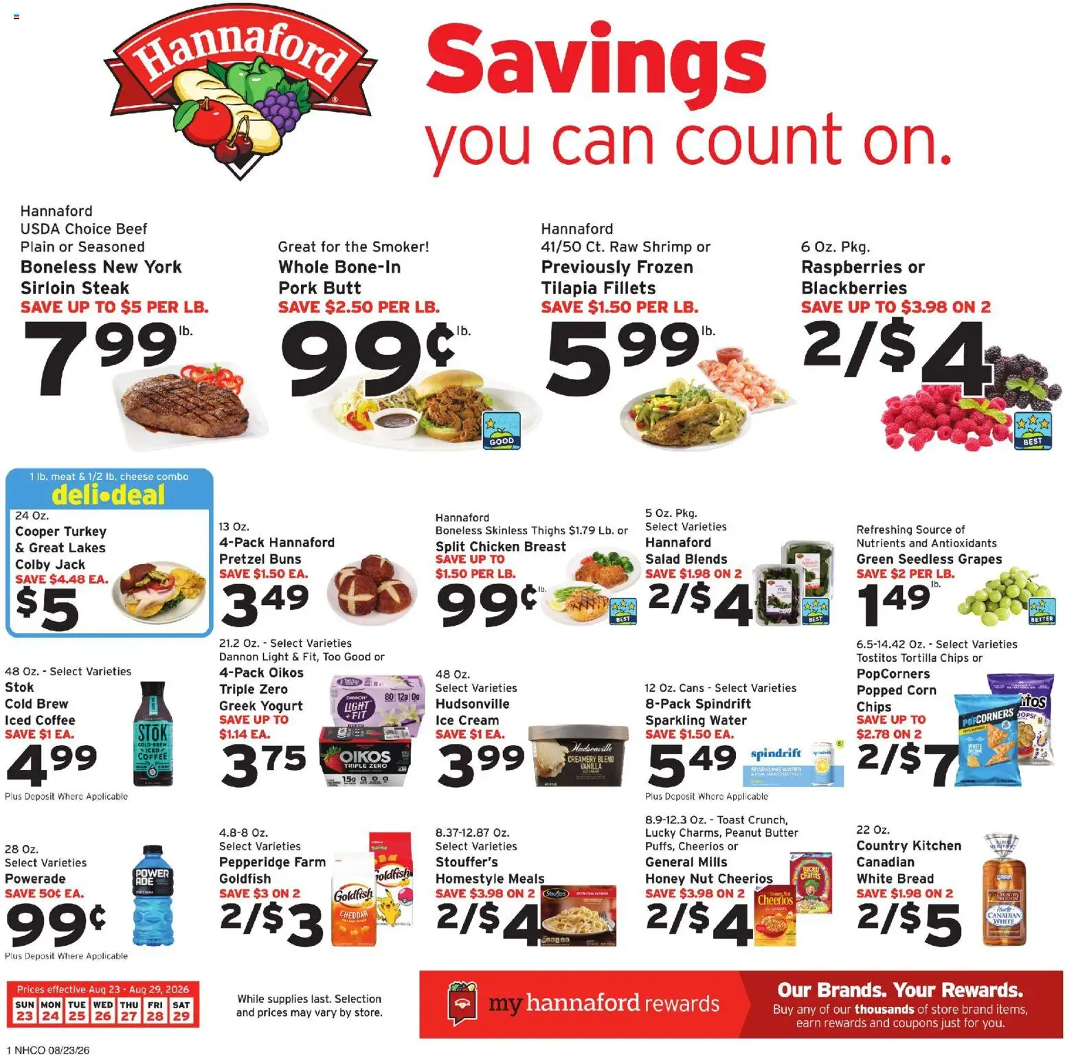 hannaford - Hannaford Weekly Ad - 08/23 - 08/29 2026 - page: 1