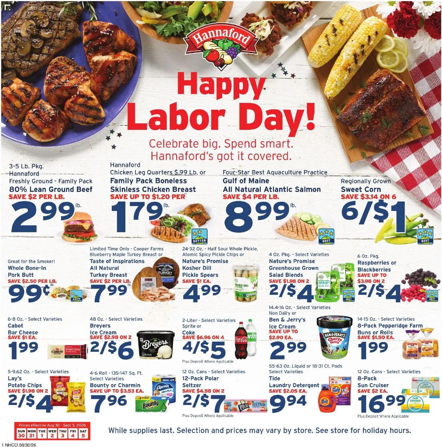 hannaford - Hannaford Weekly Ad - 08/30 - 09/05 2026 - page: 1